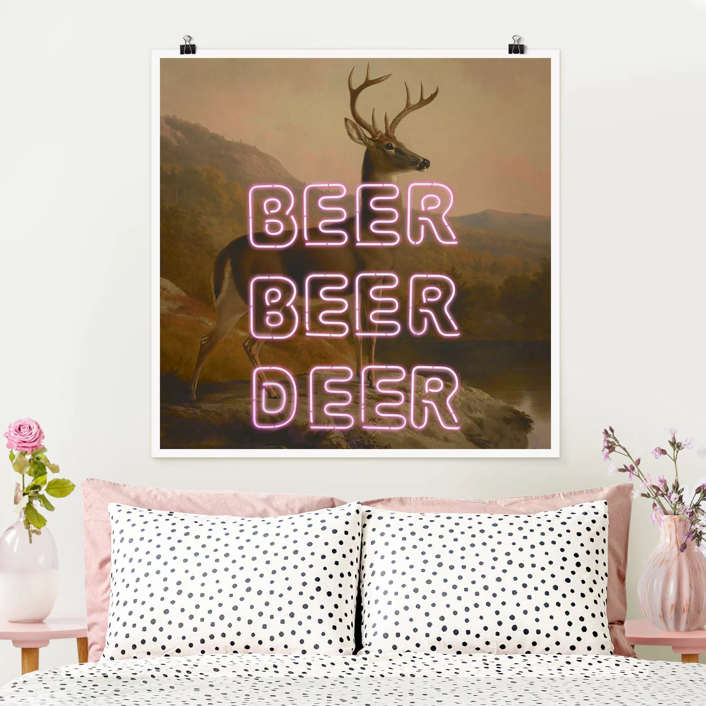 Poster Beer Beer Deer günstig online kaufen