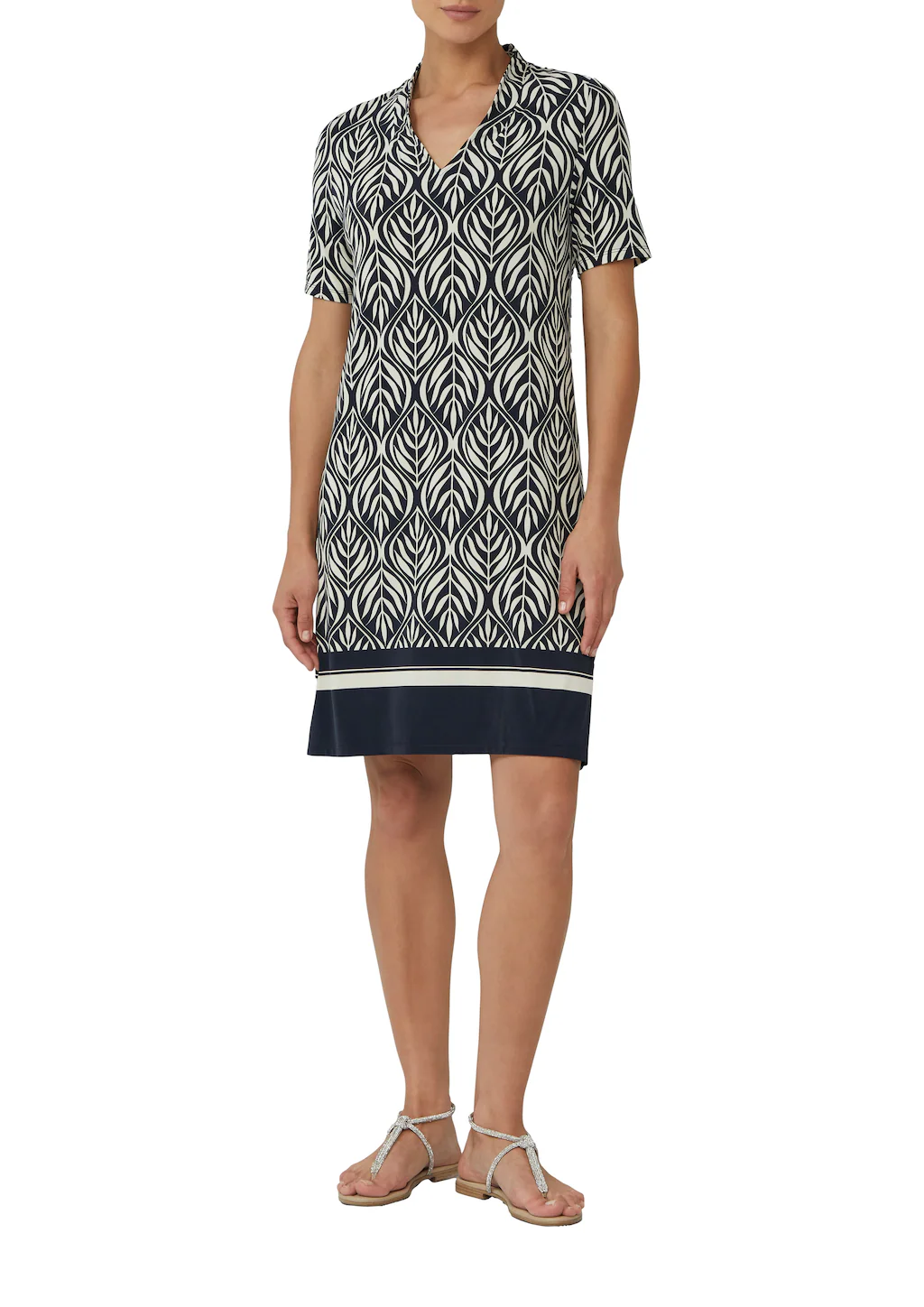 s.Oliver BLACK LABEL Sommerkleid, mit All-Over Print günstig online kaufen