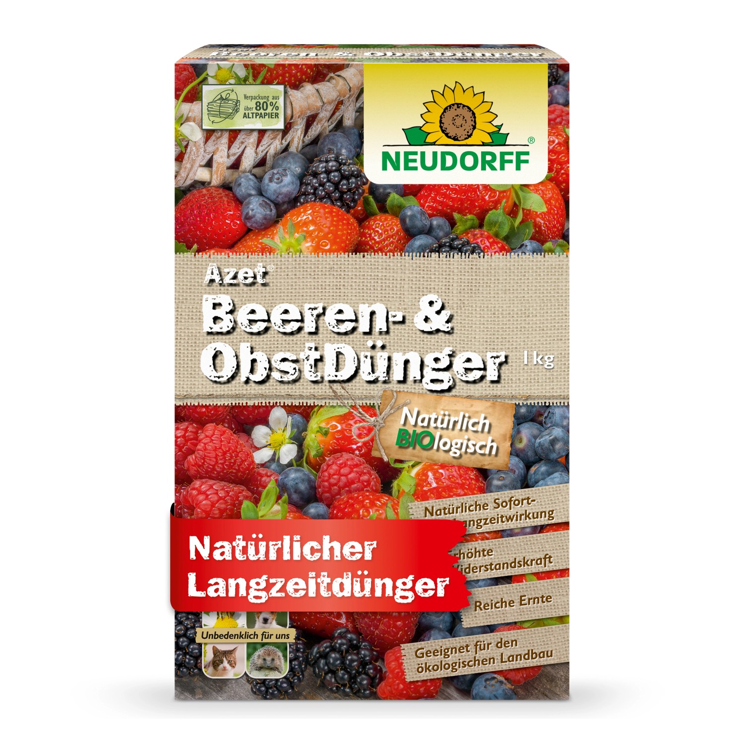 Neudorff Azet Beeren- und Obst-Dünger 1 kg günstig online kaufen