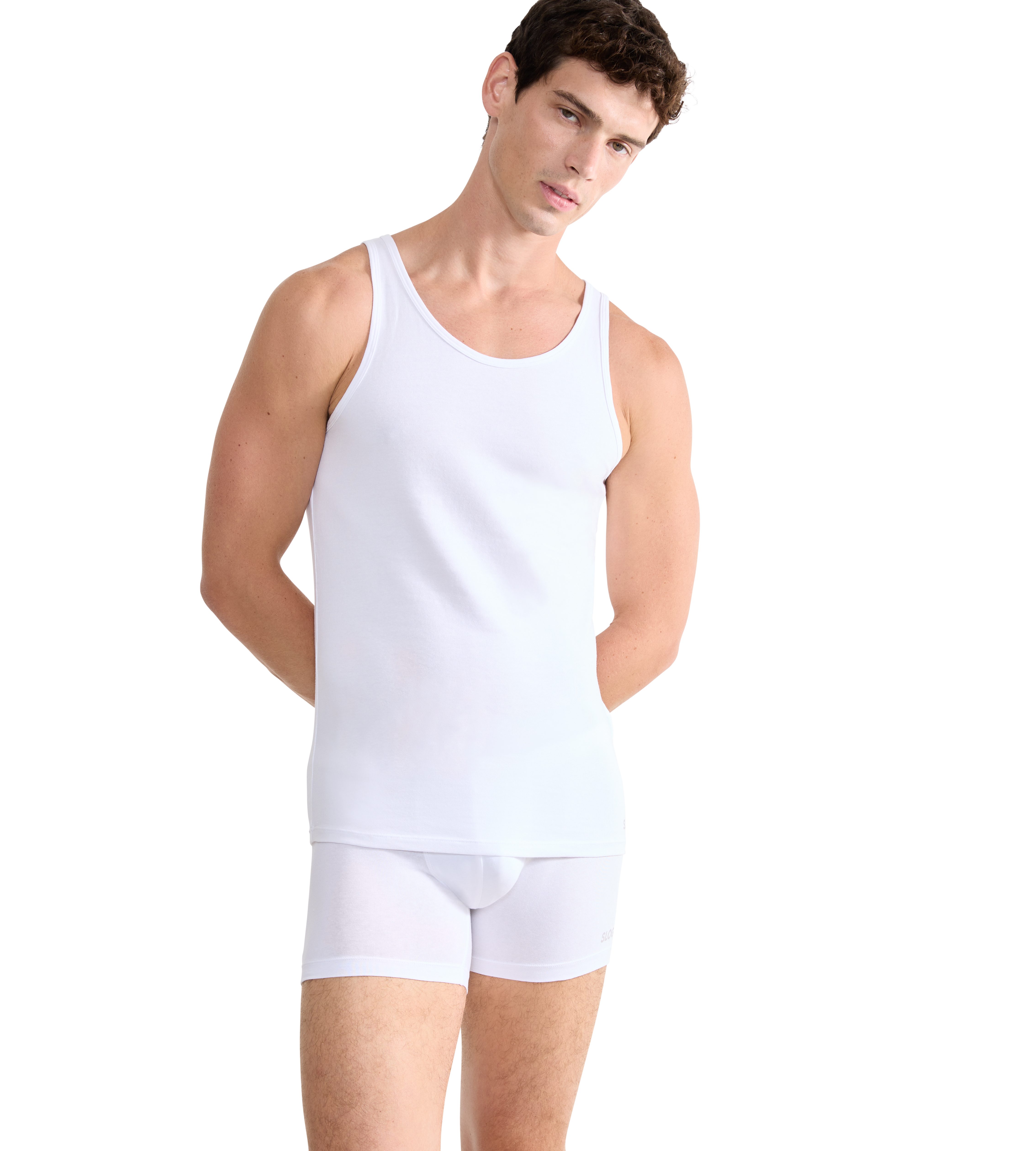 sloggi Tanktop "men GO ABC 2.0", (2er Pack), Rundhalsausschnitt, ärmellos, günstig online kaufen