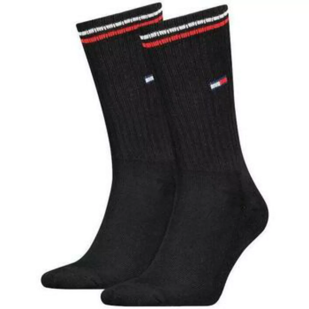 Tommy Hilfiger  Socken 2 Pack Flag Small Logo Socks Black günstig online kaufen