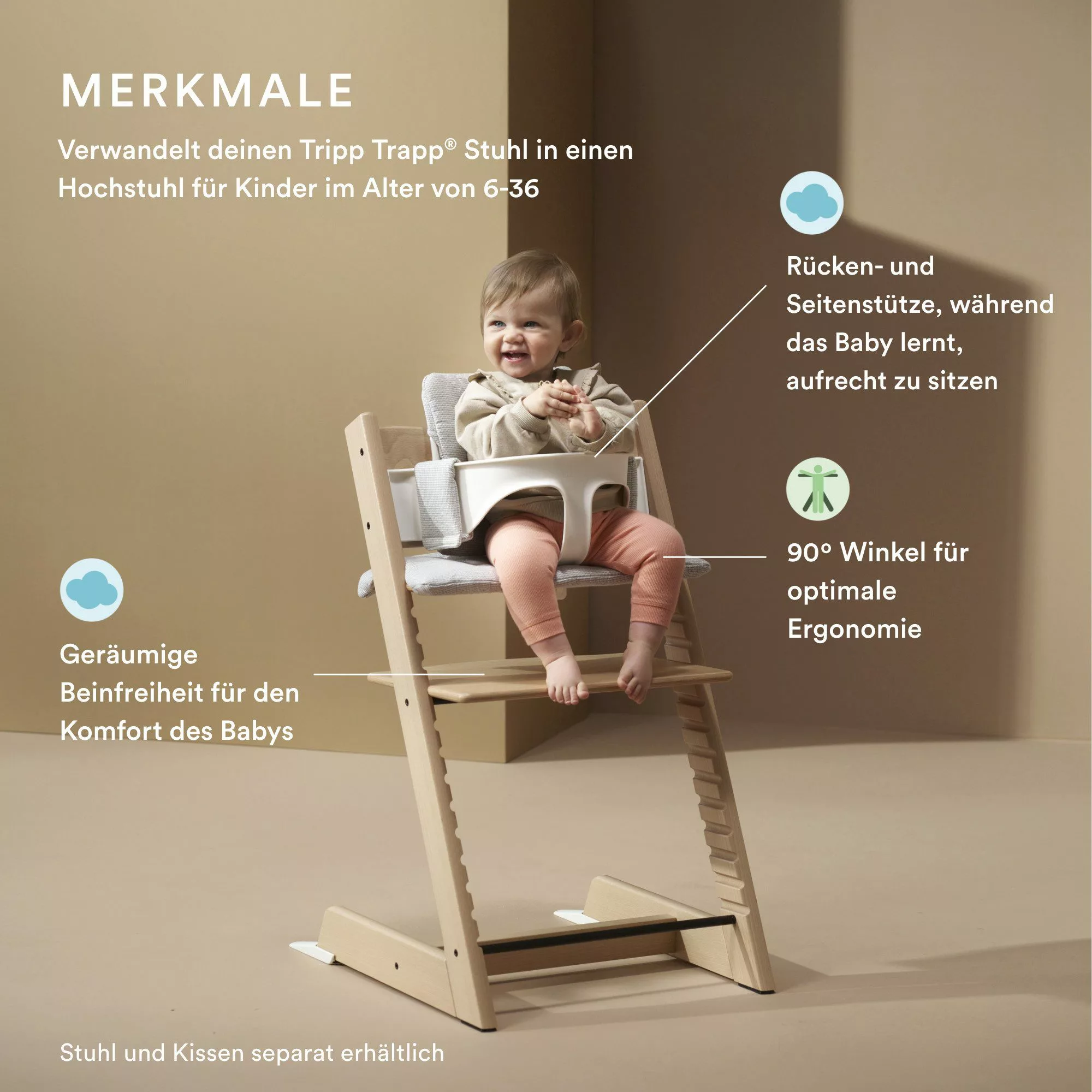 Stokke Hochstuhlaufsatz Baby Set² für den günstig online kaufen