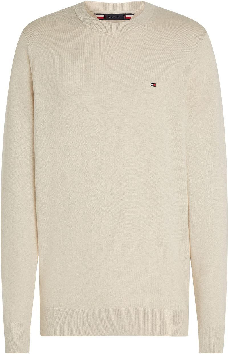 Tommy Hilfiger Pullover Cotton Kashmir Ecru - Größe XL günstig online kaufen