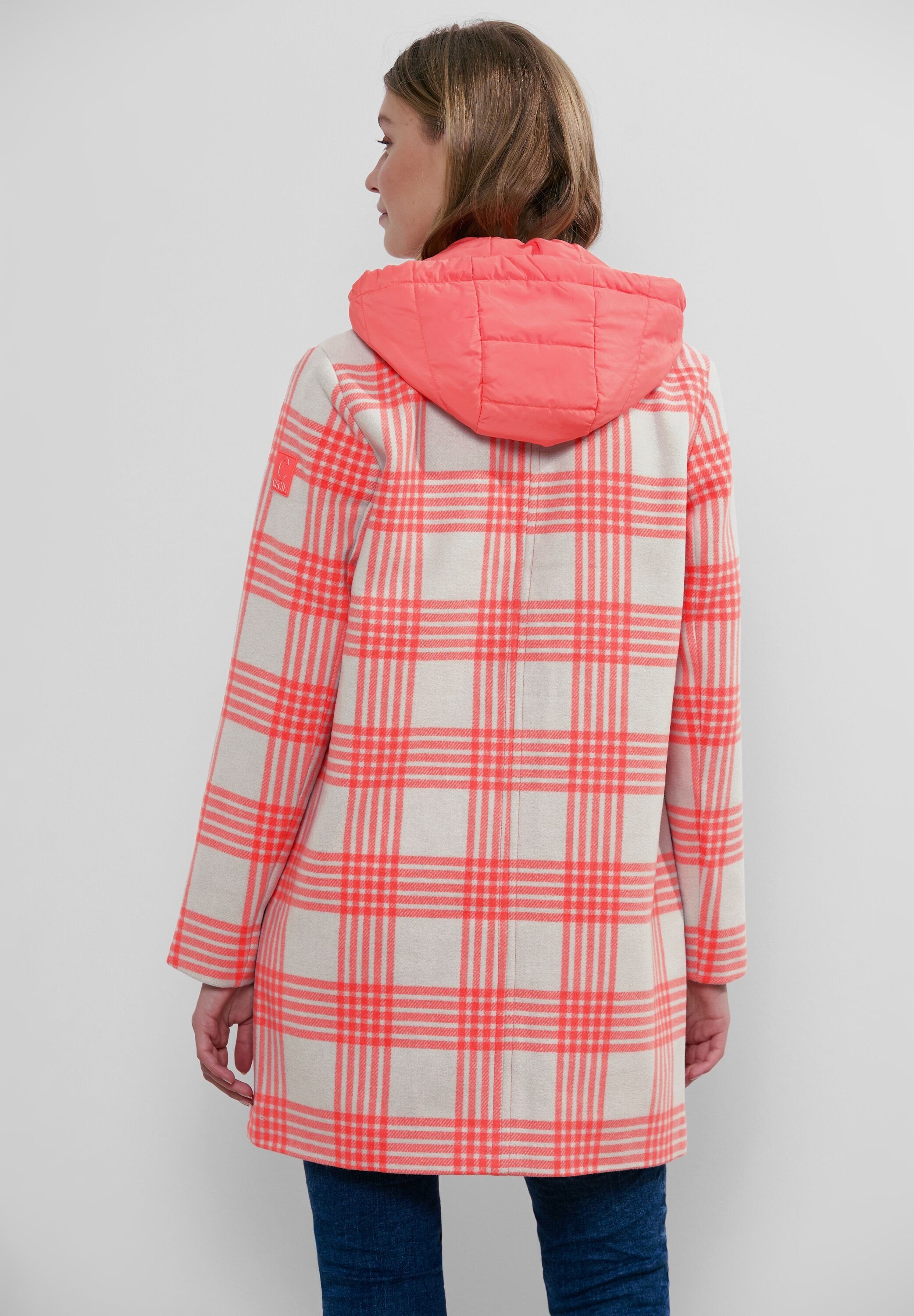 CECIL Langmantel Long Check im Karo-Muster günstig online kaufen