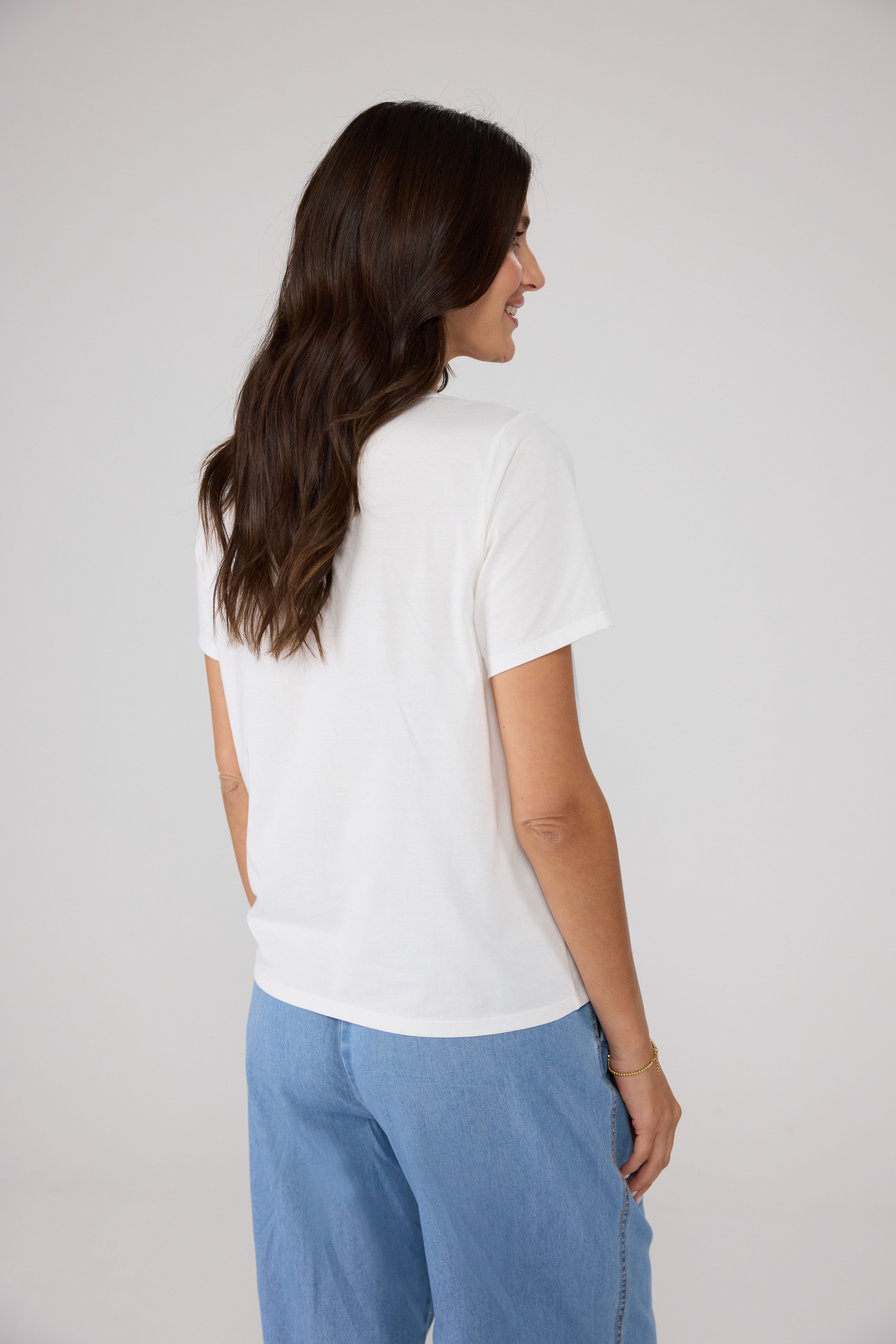 Lieblingsstück Rundhalsshirt ClairyL mit großem Frontprint günstig online kaufen