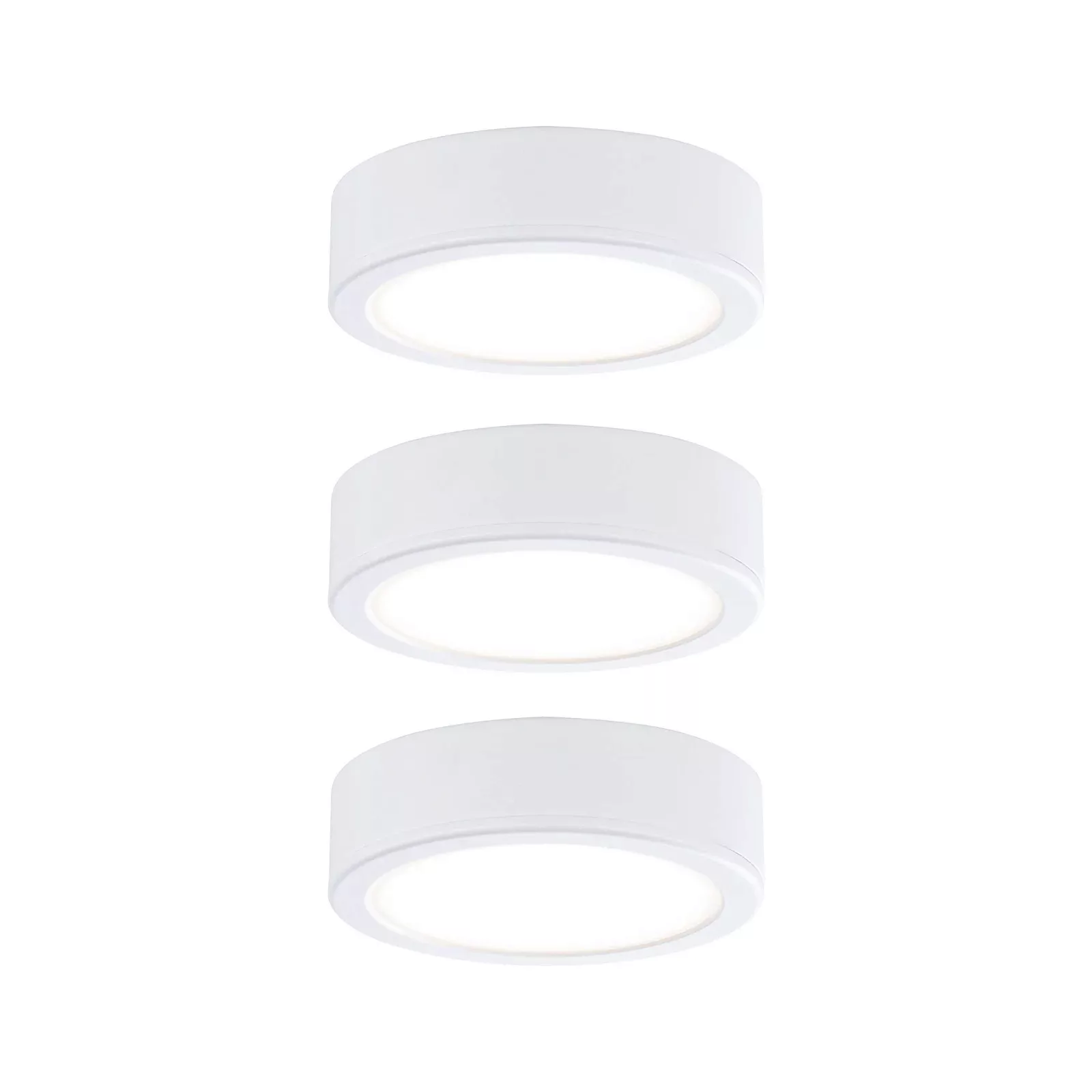 LED Aufbauleuchte Pukk in Weiß 3,5W 210lm 3er Set günstig online kaufen