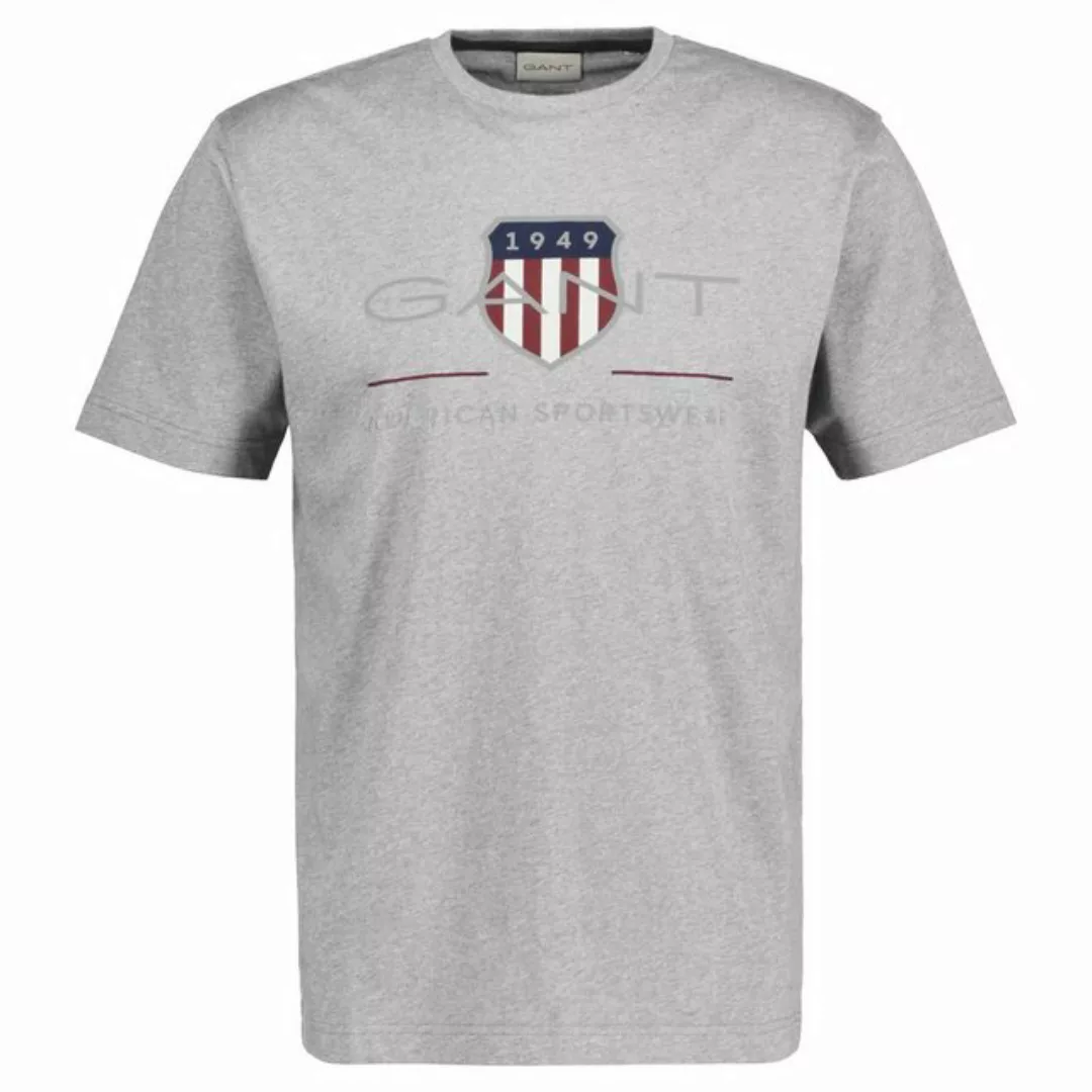 Gant T-shirt Logo Navy - Größe L günstig online kaufen