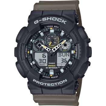CASIO G-SHOCK Chronograph GA-100TU-1A3ER, Quarzuhr,Armbanduhr,Herrenuhr,dig günstig online kaufen