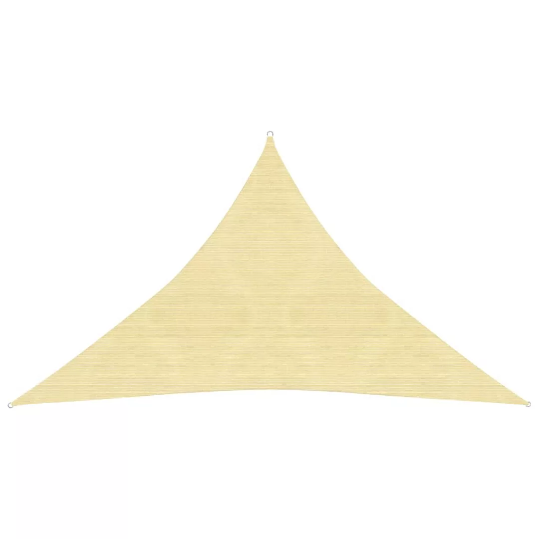 Vidaxl Sonnensegel 160 G/m² Beige 3,5x3,5x4,9 M Hdpe günstig online kaufen