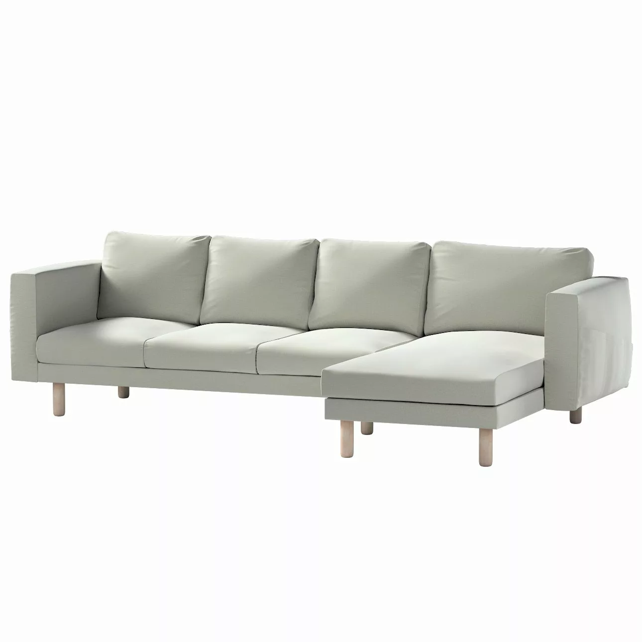 Bezug für Norsborg 4-Sitzer Sofa mit Recamiere, mintgrün, Norsborg Bezug fü günstig online kaufen