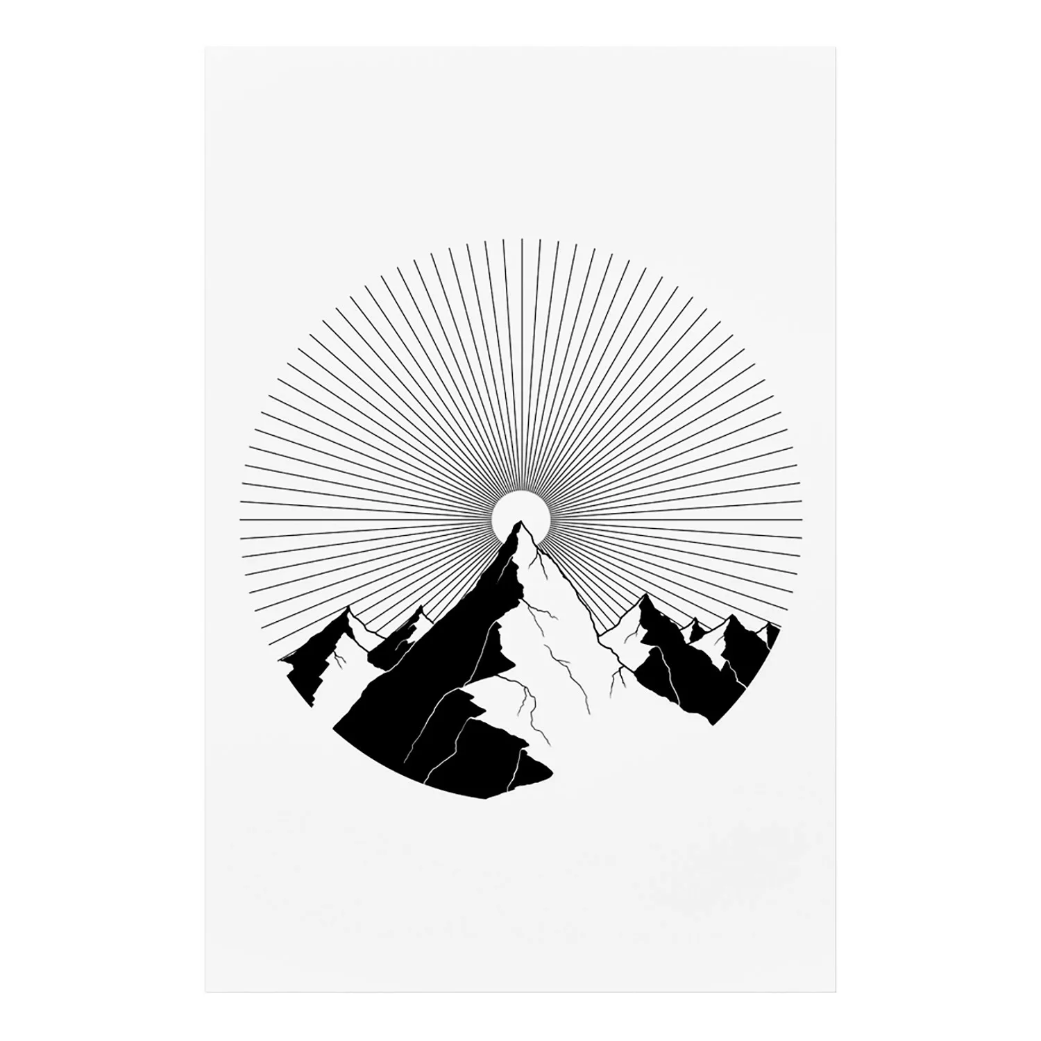 Wandbild - Mountain At The Zenith (1 Part) Vertical günstig online kaufen
