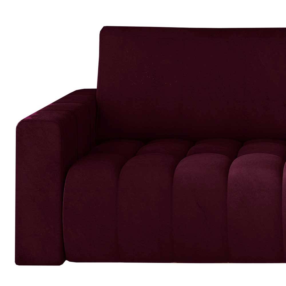 Sofa Dreisitzer Sofa aus Samt mit Armlehnen günstig online kaufen