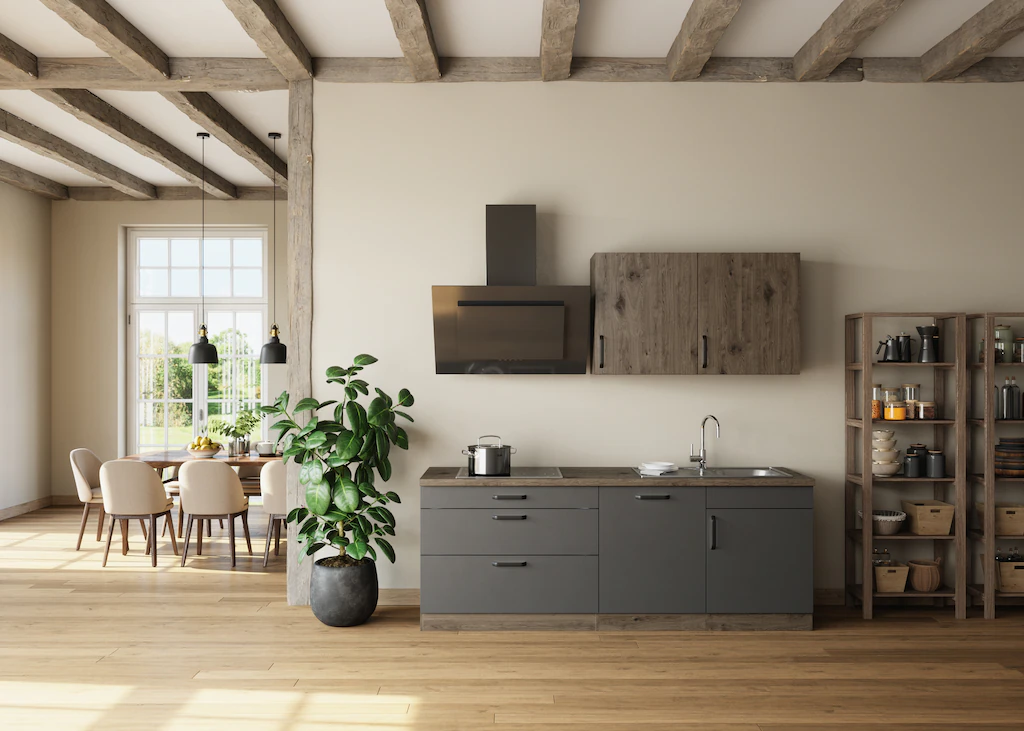 wiho Küchen Küchenzeile "Elba", wahlweise mit Hanseatic E-Geräten, Breite 2 günstig online kaufen