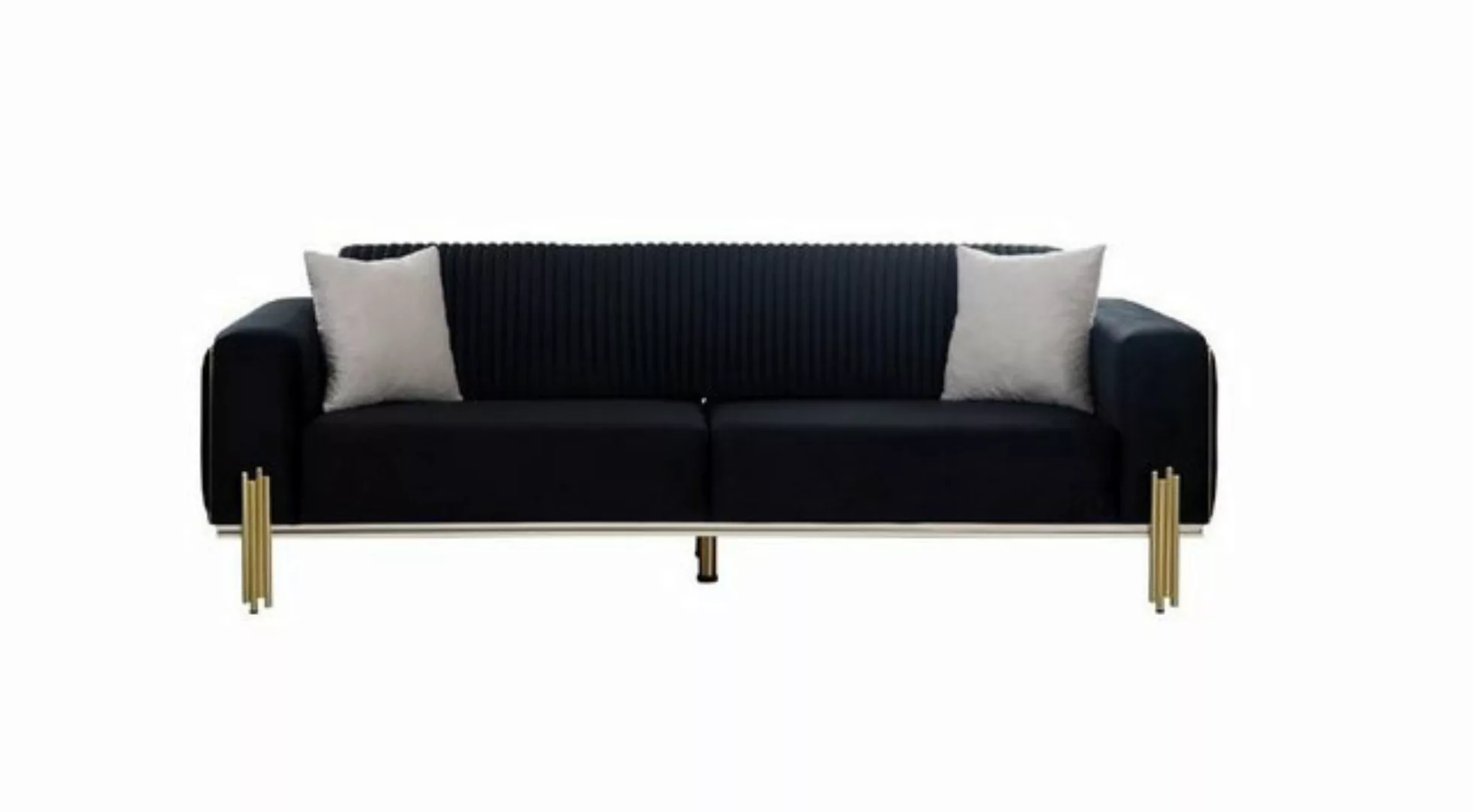 JVmoebel Sofa Luxus Set Sofagarnitur 331 Sitz Sofa Sofas Sessel Stoff 3tlg. günstig online kaufen