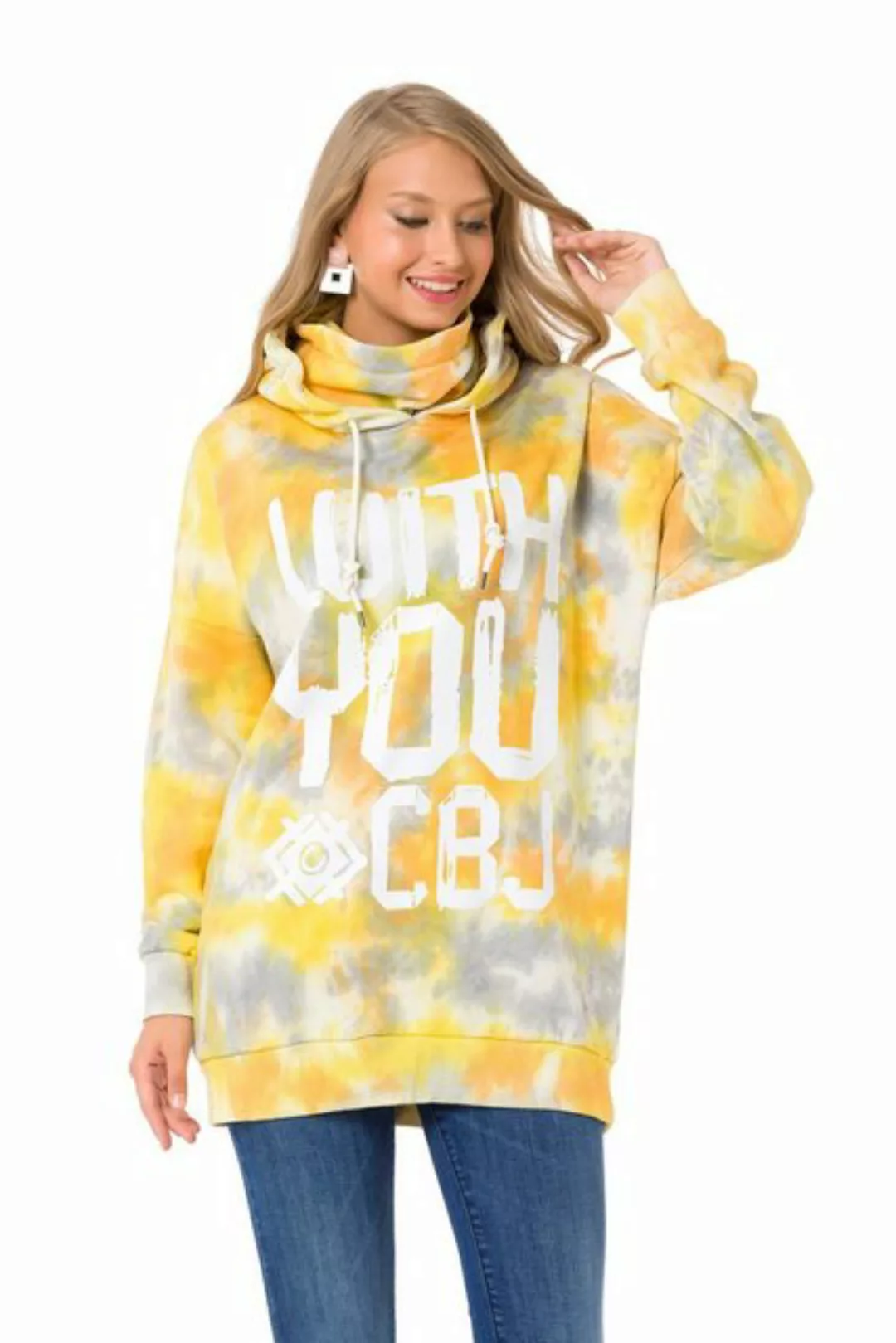 Cipo & Baxx Kapuzensweatshirt mit coolem Markenprint günstig online kaufen