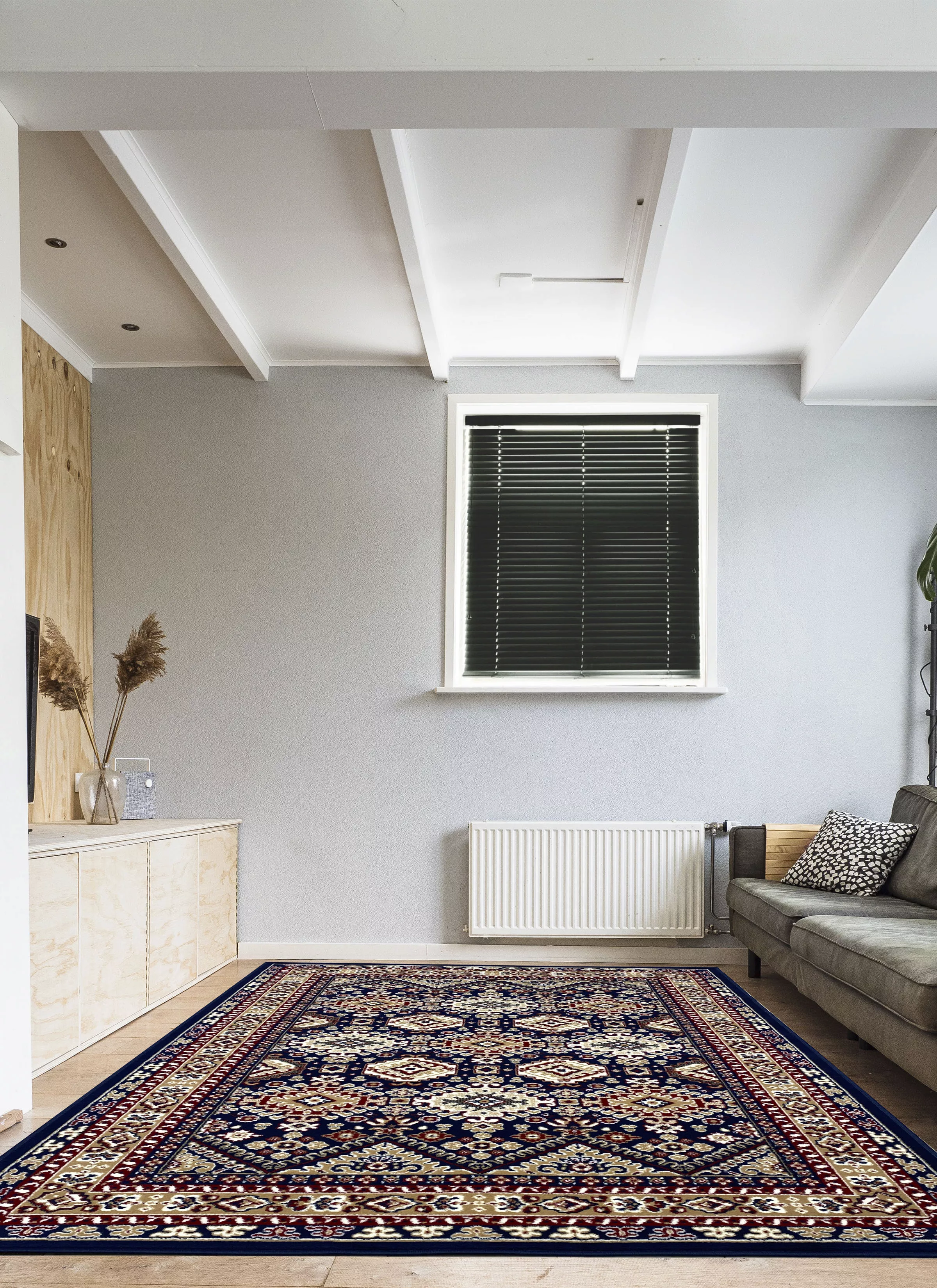 my home Teppich »Diantha«, rechteckig, Orient-Optik, mit Bordüre, Kurzflor, günstig online kaufen