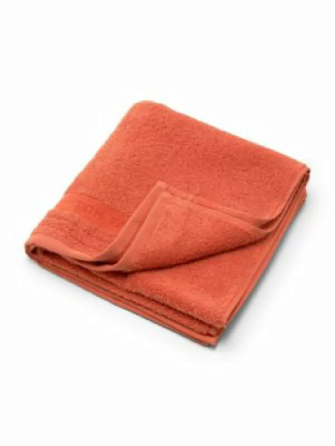 TOM TAILOR Bath Frottier Handtuch  Handtücher dunkelbraun Gr. 50 x 100 günstig online kaufen
