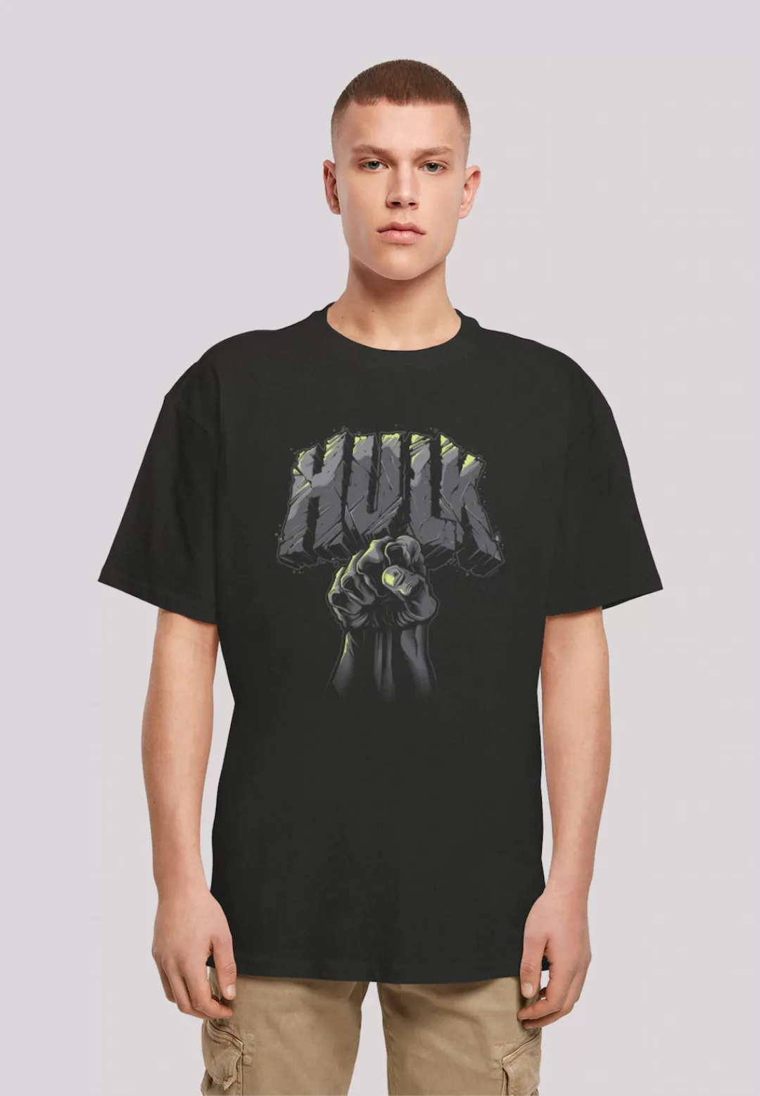 F4NT4STIC T-Shirt "Marvel Hulk Punch Logo", Print günstig online kaufen