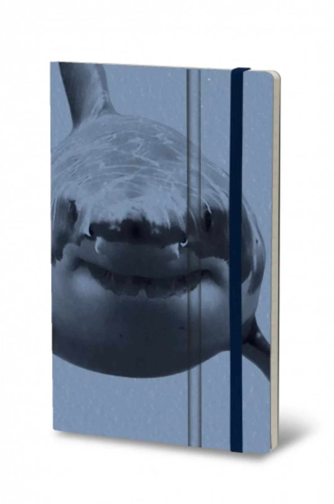 Notizbuch Wild Pearl Shark 13 X 21 Cm Papier Blau günstig online kaufen