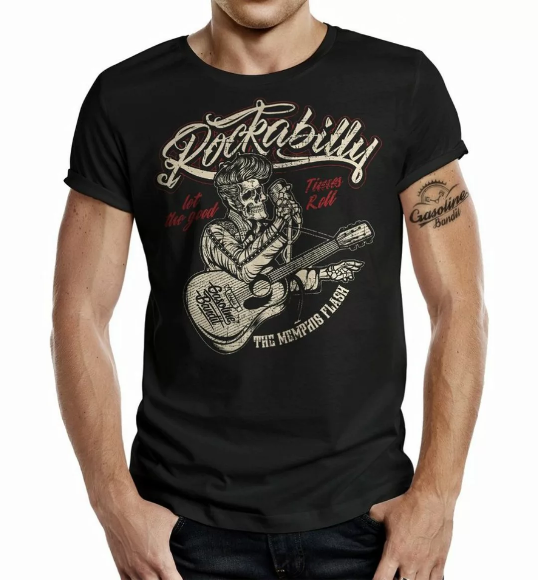 GASOLINE BANDIT® T-Shirt für Rockabilly Fans: Memphis Flash günstig online kaufen