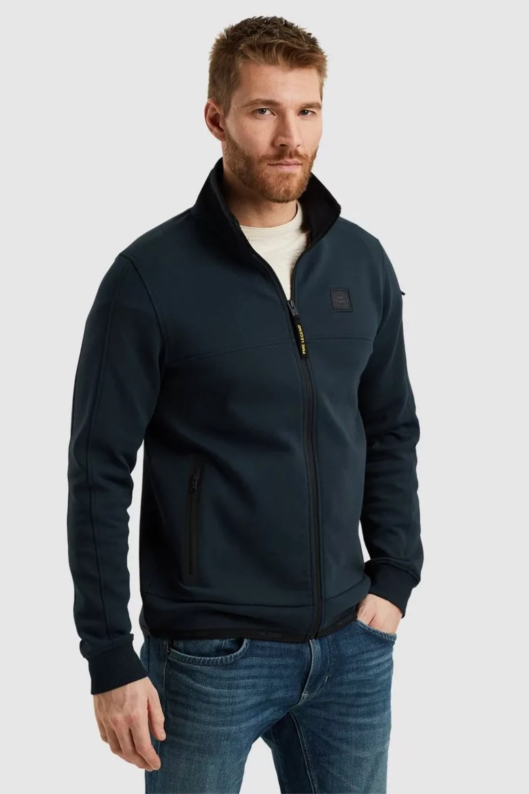 PME Legend Strickjacke Interlock Navy - Größe 3XL günstig online kaufen