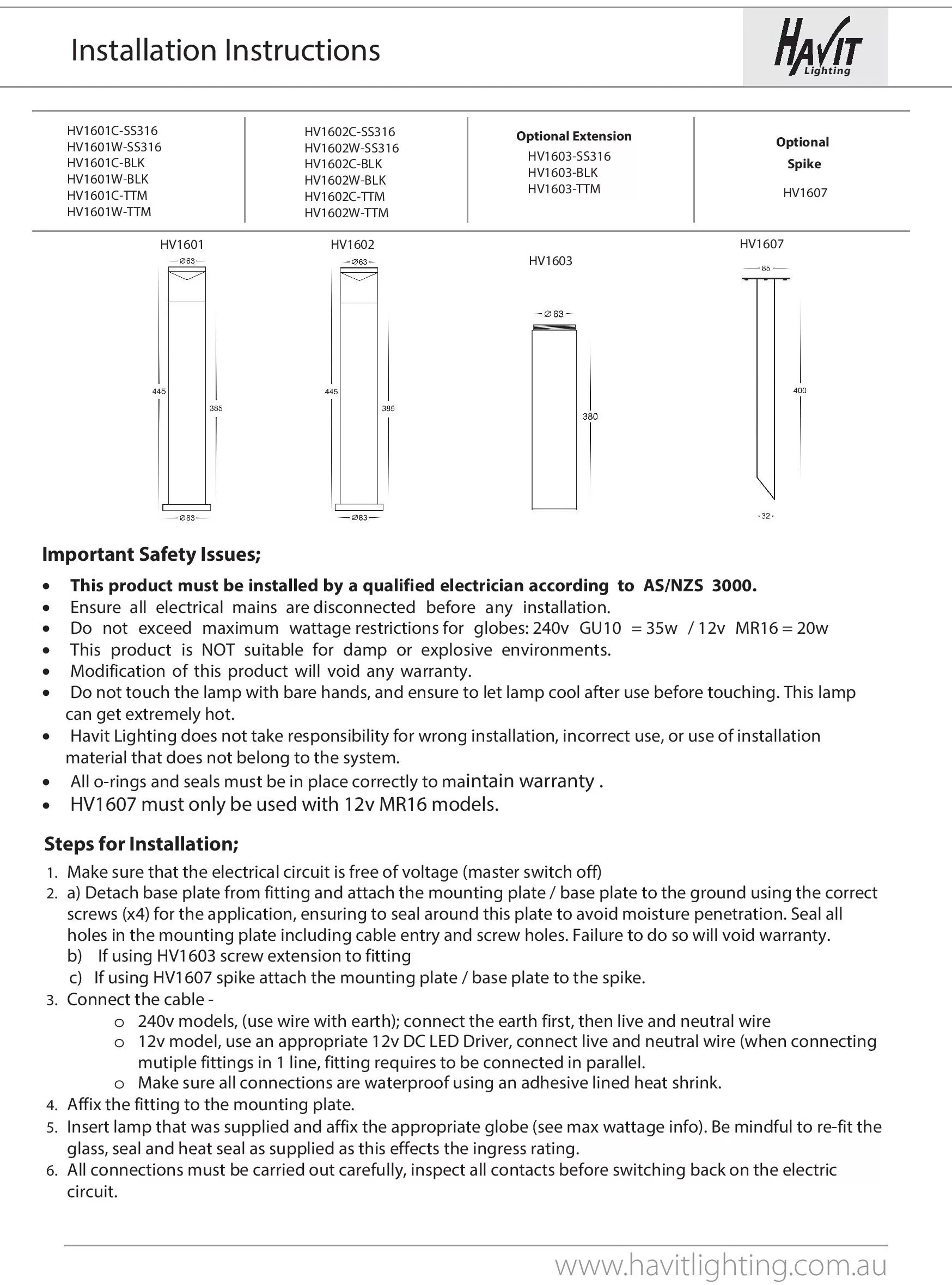 Havit Lighting LED Außen-Stehlampe »HIGHLITE«, 1 flammig, Leuchtmittel GU10 günstig online kaufen