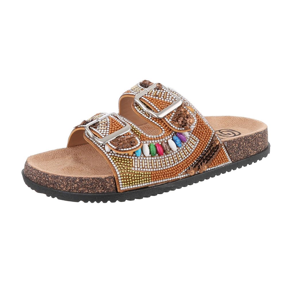 Ital-Design Damen Mules Freizeit Pantolette (86706521) günstig online kaufen
