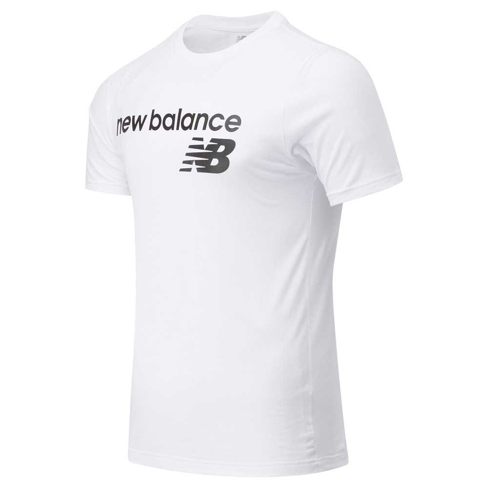New Balance Classic Core Logo Kurzärmeliges T-shirt XL White günstig online kaufen