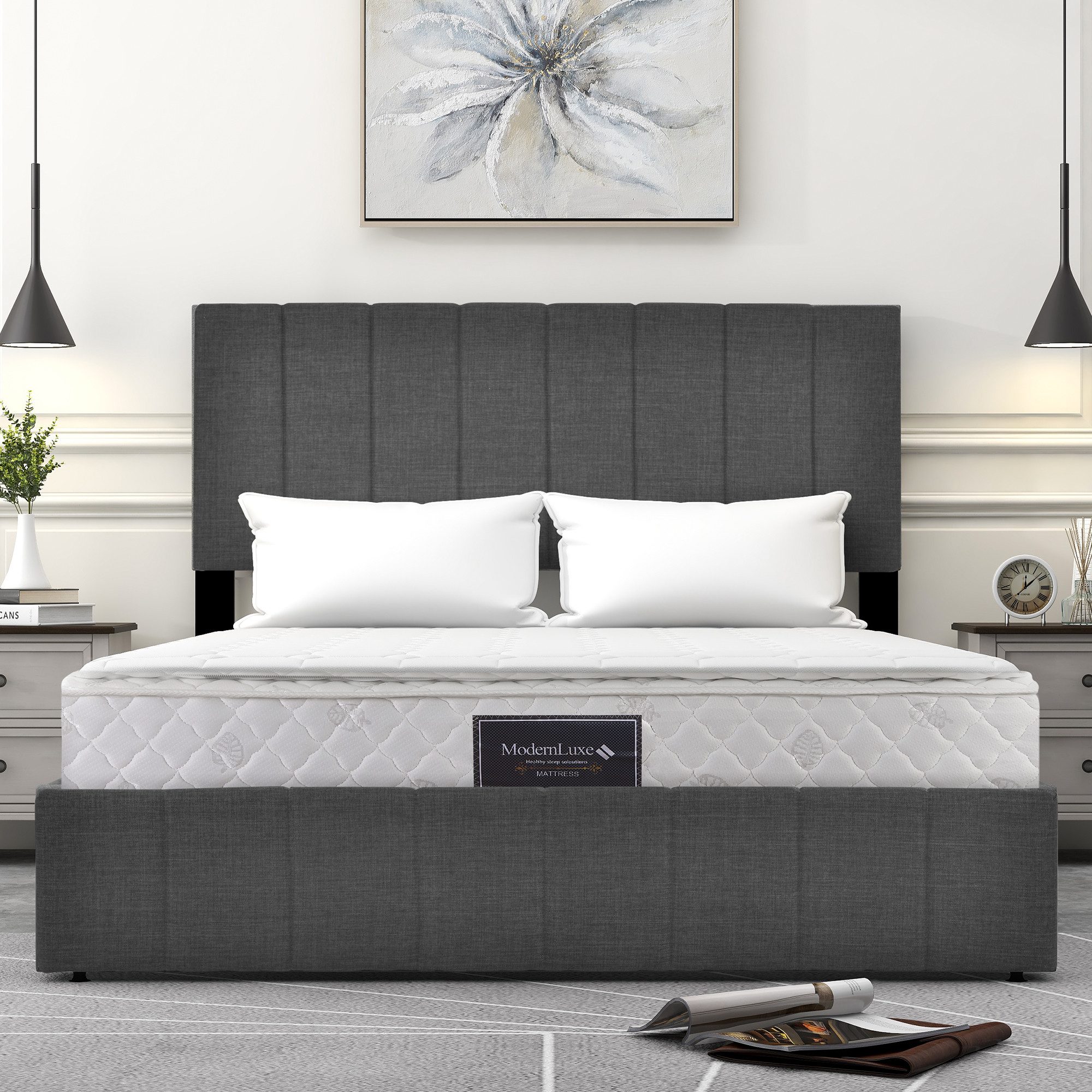 BlingBin Polsterbett Hydraulisch Doppelbett (1-tlg., Bett günstig online kaufen