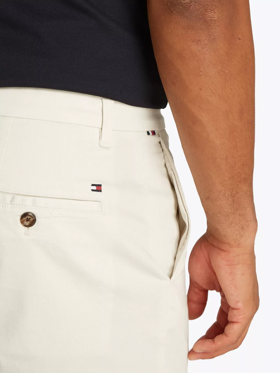 Tommy Hilfiger Shorts "HARLEM PRINTED STRUCTURE SHORT", Mit Gürtelschlaufen günstig online kaufen