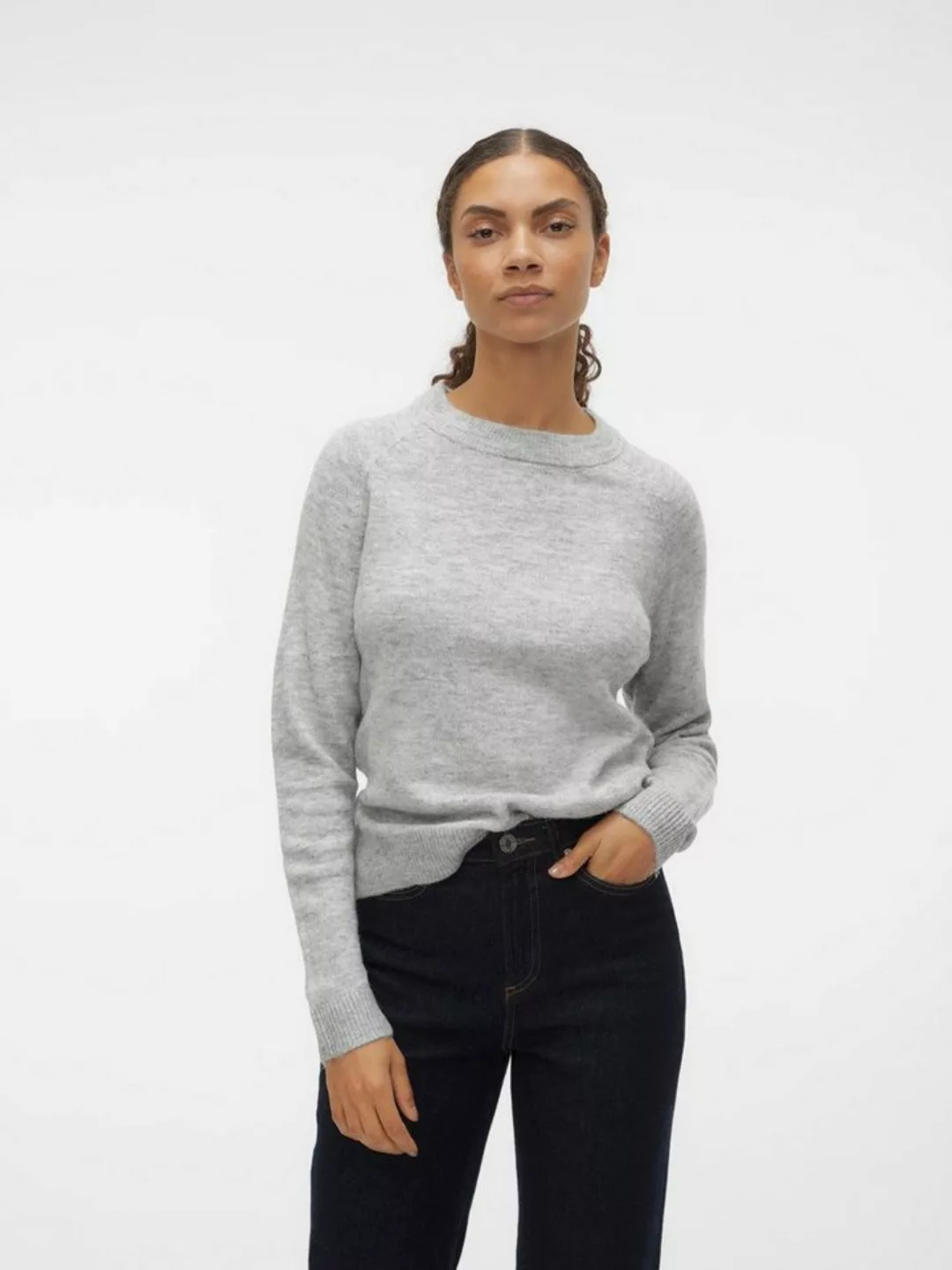 Vero Moda Rundhalspullover VMFILUCA LS O-NECK PULLOVER GA NOOS günstig online kaufen