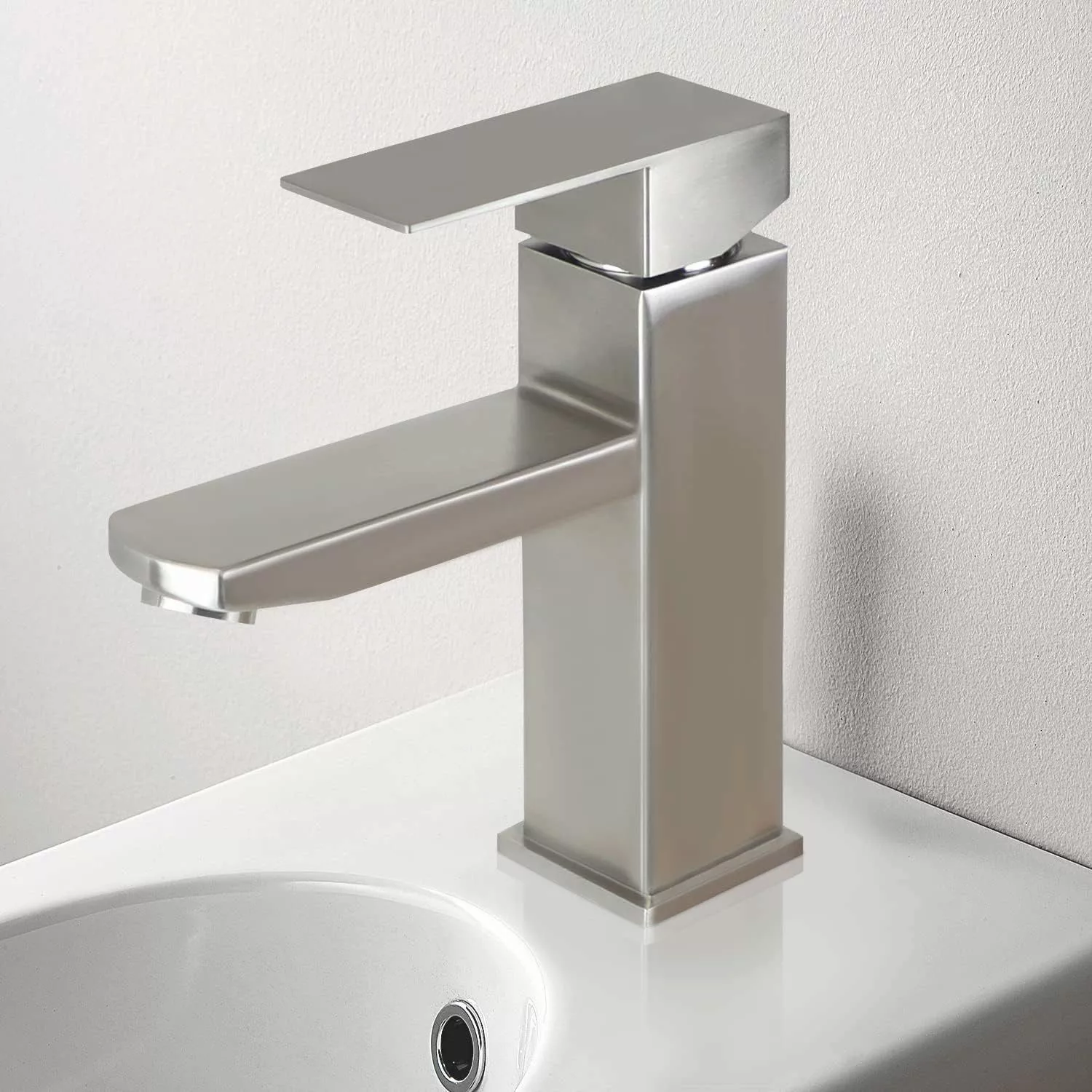 ZMH Waschtischarmatur Wasserhahn bad Hochdruck Edelstahl günstig online kaufen