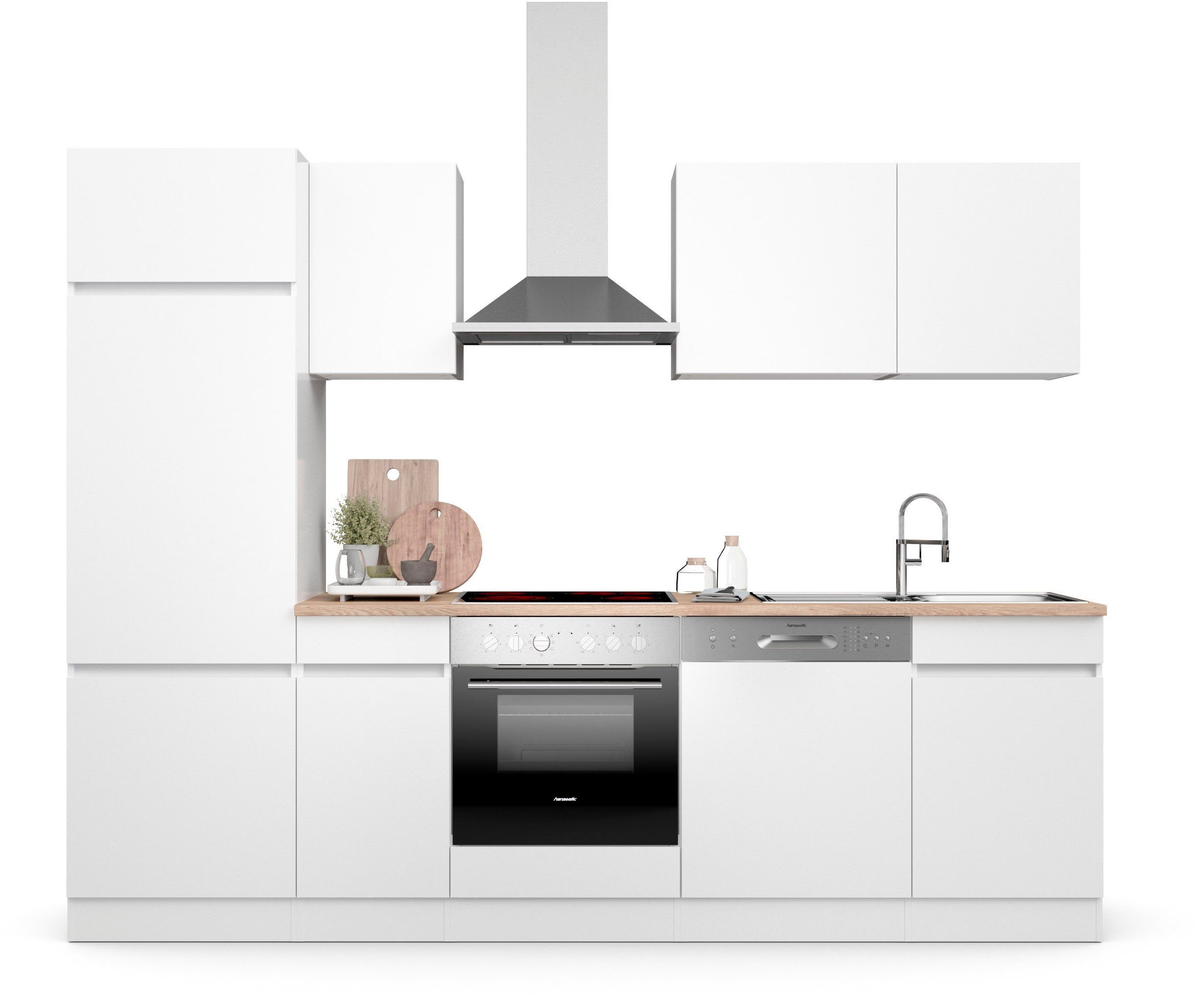 OPTIFIT Küche "Safeli", Breite 270 cm, wahlweise mit oder ohne Hanseatic-E- günstig online kaufen