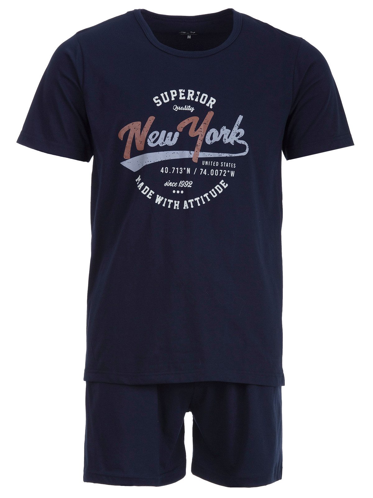 Henry Terre Schlafanzug Pyjama Set Shorty günstig online kaufen