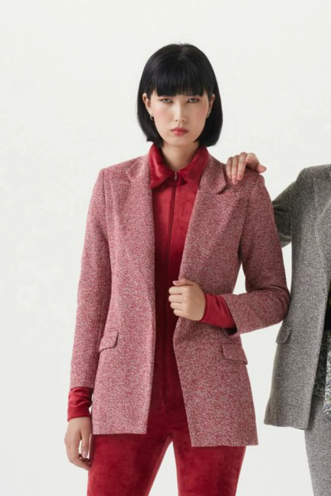 Boscana Jackenblazer Blazer aus Baumwolle in Rot für Damen günstig online kaufen