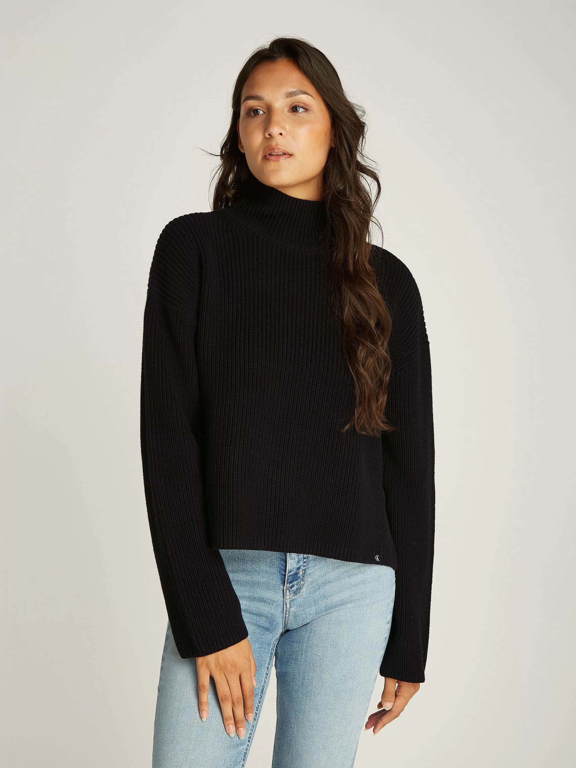 Calvin Klein Jeans Rollkragenpullover CHUNKY LOOSE günstig online kaufen