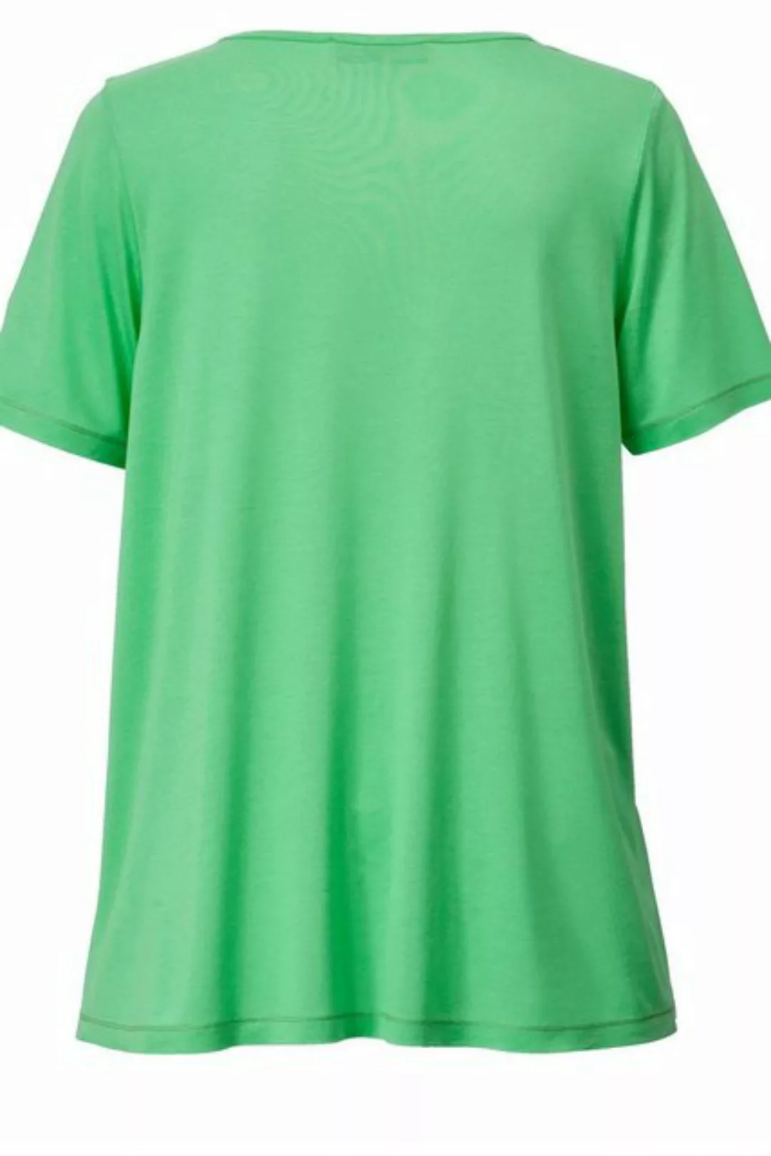 Janet & Joyce Rundhalsshirt T-Shirt A-Line V-Ausschnitt Halbarm günstig online kaufen
