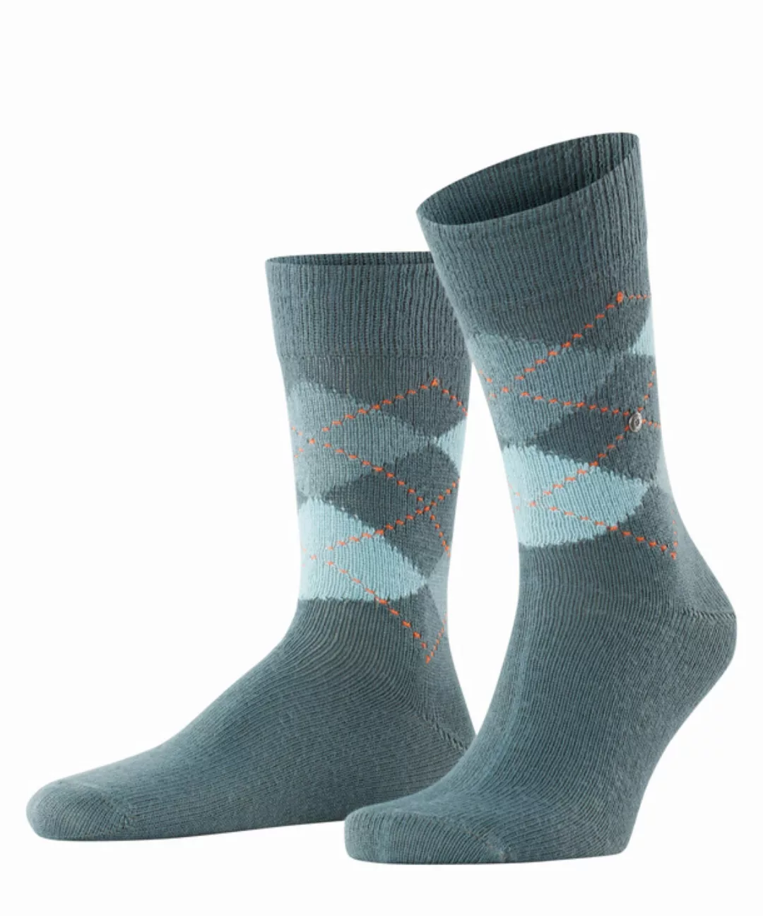 Burlington Preston Herren Socken, 40-46, Grau, Argyle, 24284-358302 günstig online kaufen
