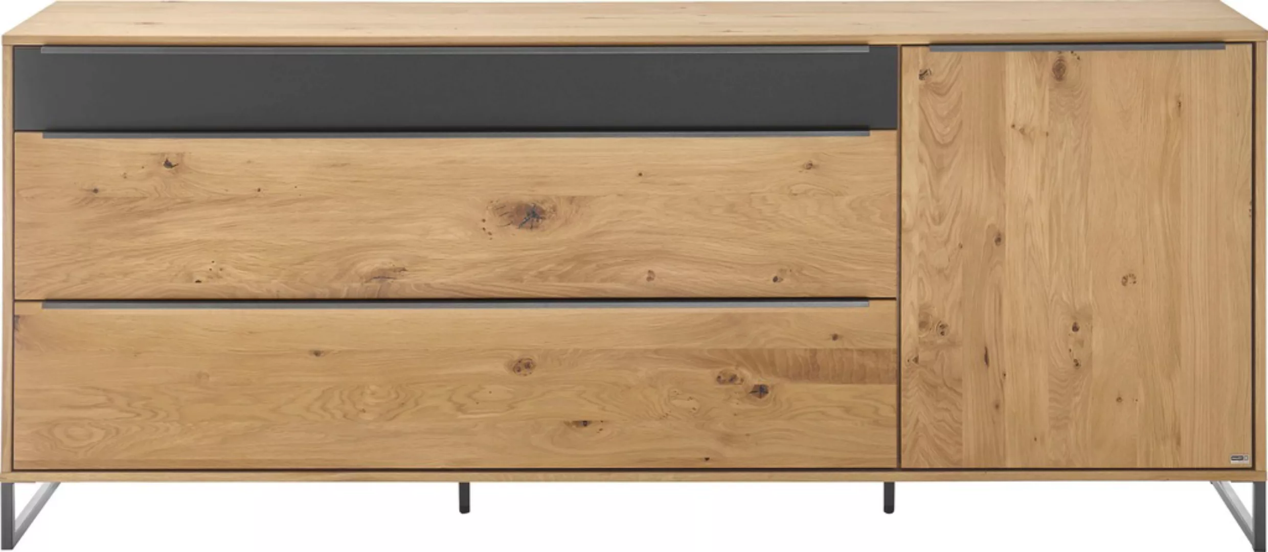 GALLERY M branded by Musterring Sideboard "Alan", Front in Eiche Bainco Mas günstig online kaufen