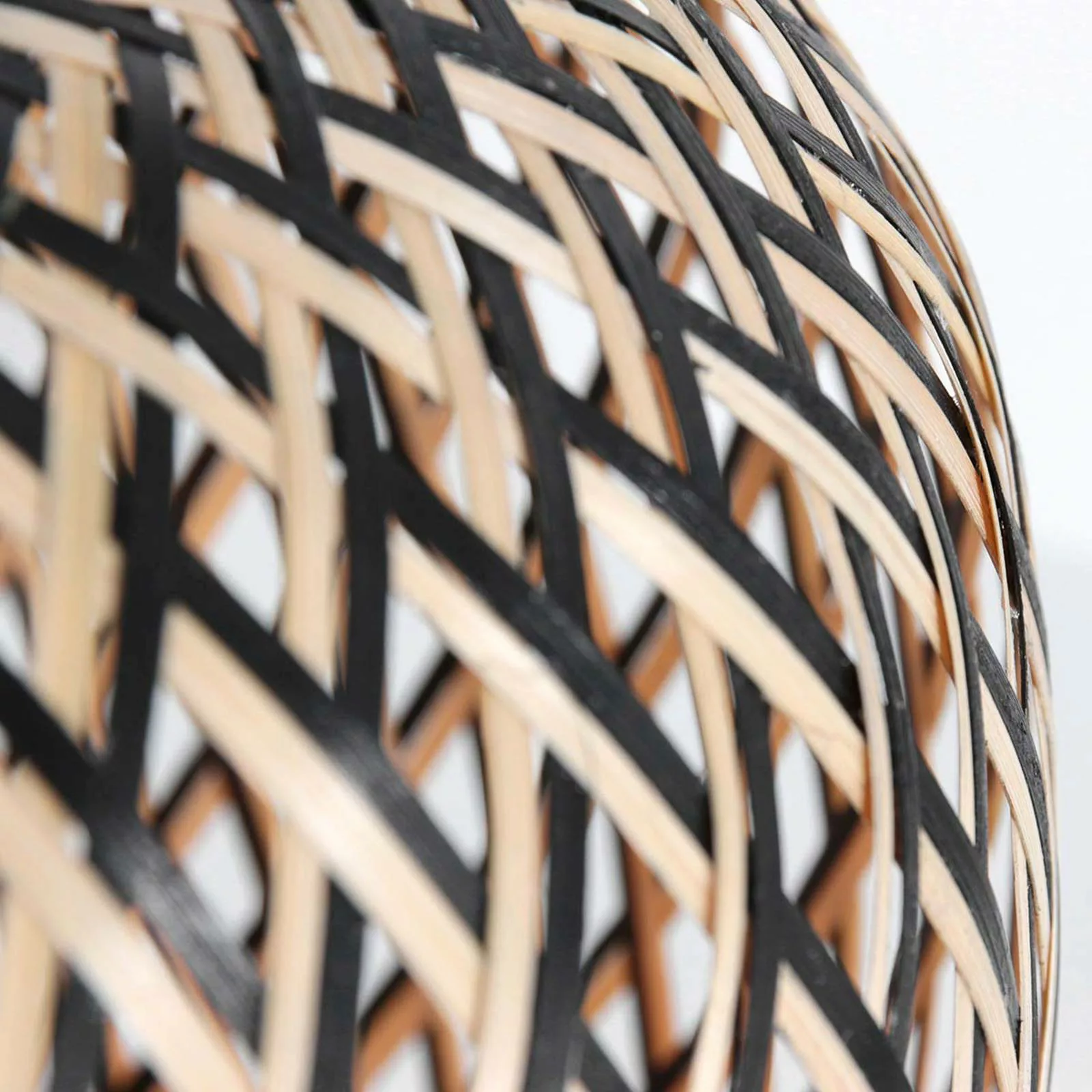 Tischlampe Maze, schwarz-natur günstig online kaufen