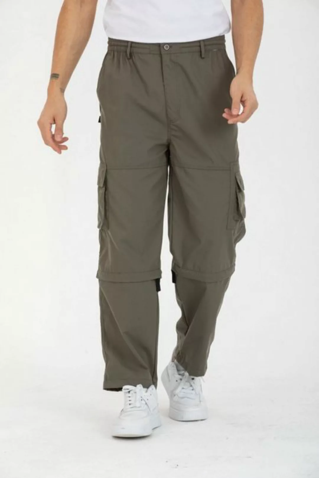 Kendindza Collection Cargohose Herren Zipp Off Cargohose Dehnbund Arbeit Ho günstig online kaufen