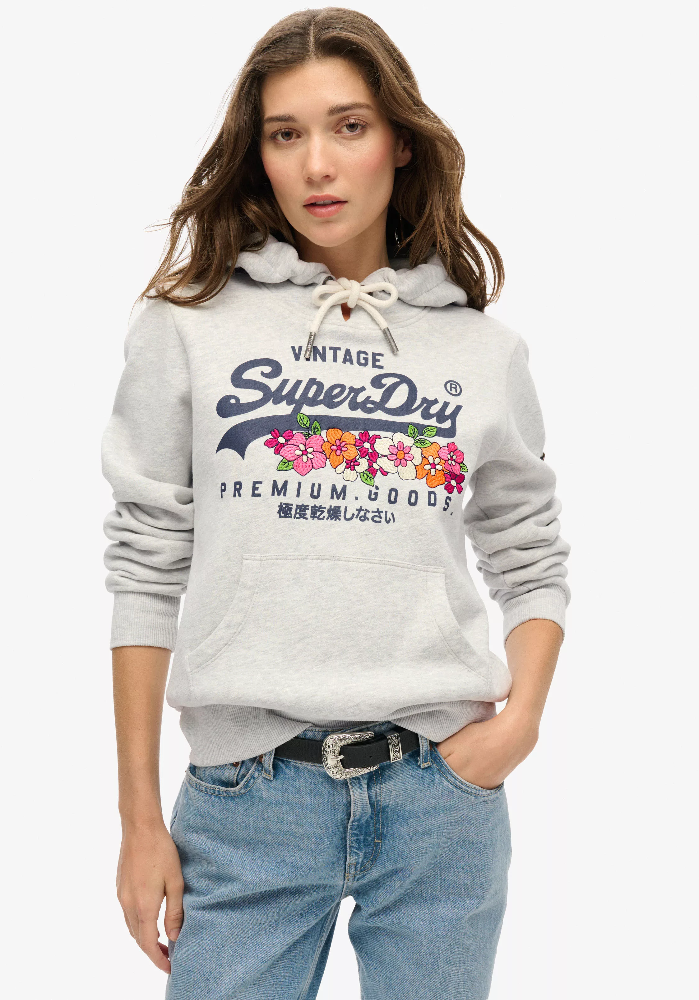 Superdry Kapuzensweatshirt VINTAGE VL PREM G FLORAL HOOD günstig online kaufen