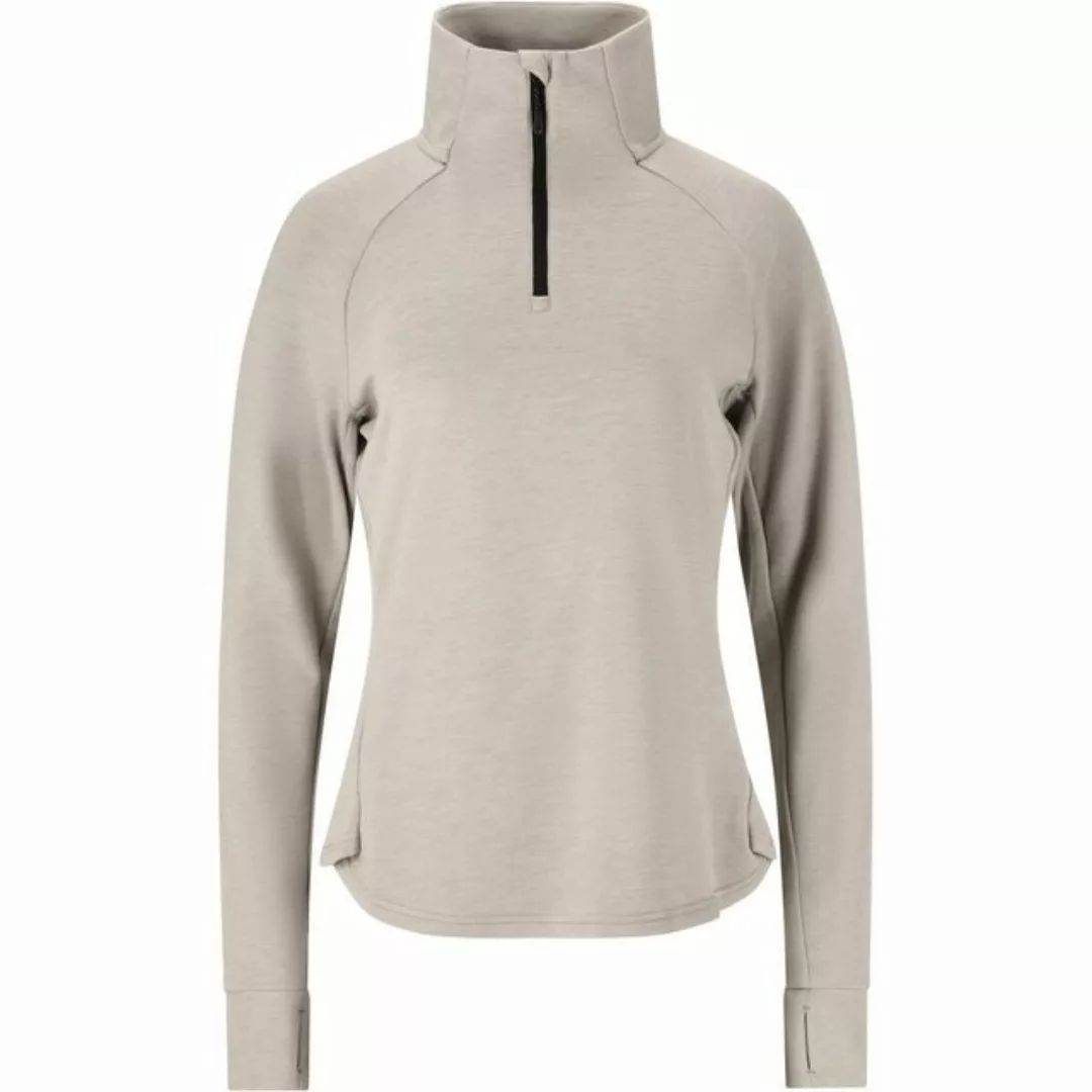 WHISTLER Rollkragenpullover Kajsa W half Zip Midlayer light grey melange günstig online kaufen