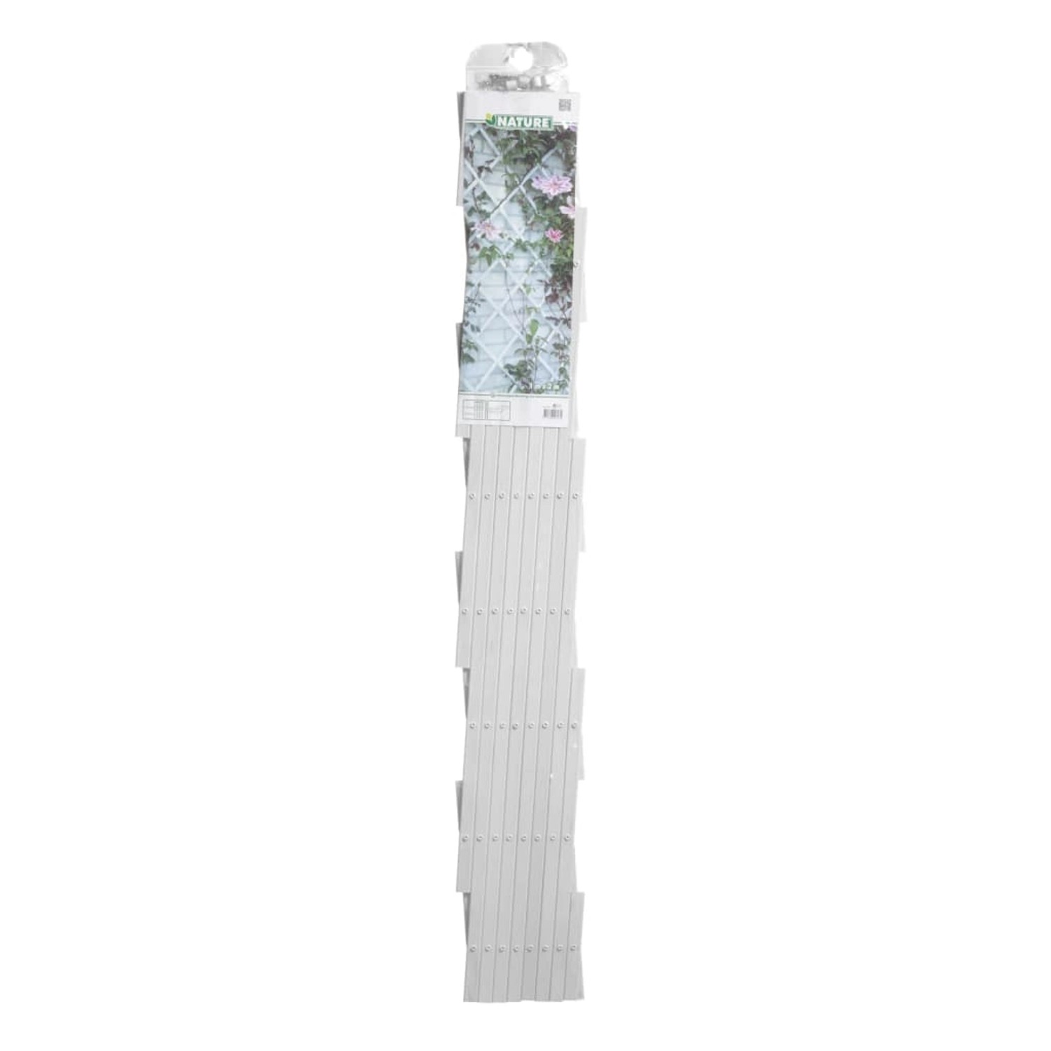 Nature Garten-rankgitter 100x200 Cm Pvc Weiß 6040703 günstig online kaufen