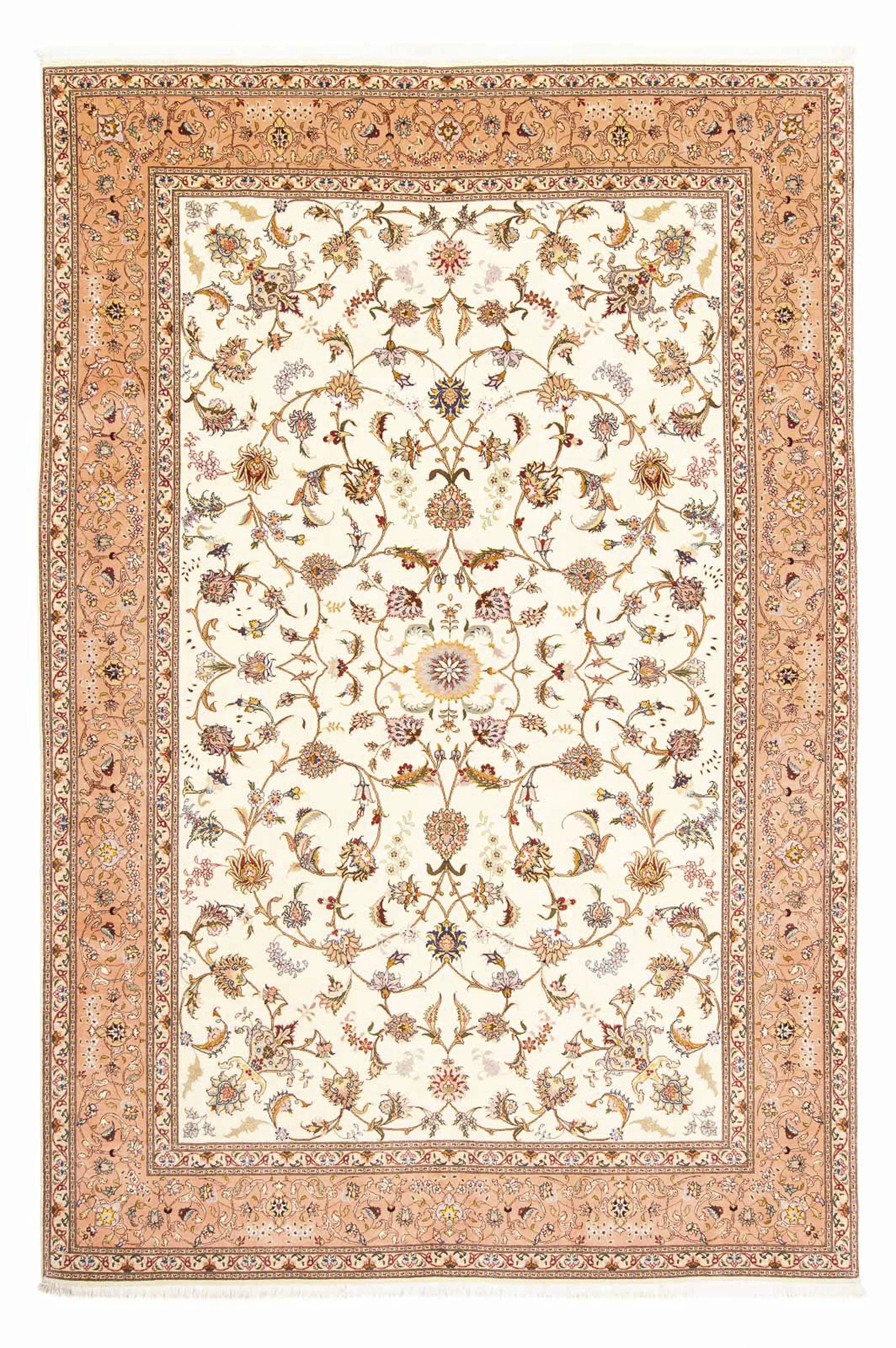 morgenland Orientteppich »Perser - Täbriz - Royal - 302 x 203 cm - beige«, günstig online kaufen
