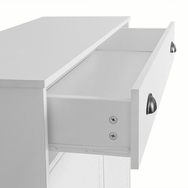 DOPWii Beistellschrank Sideboard Holzschrank mit 2 Türen,1 Schublade,93×110 günstig online kaufen