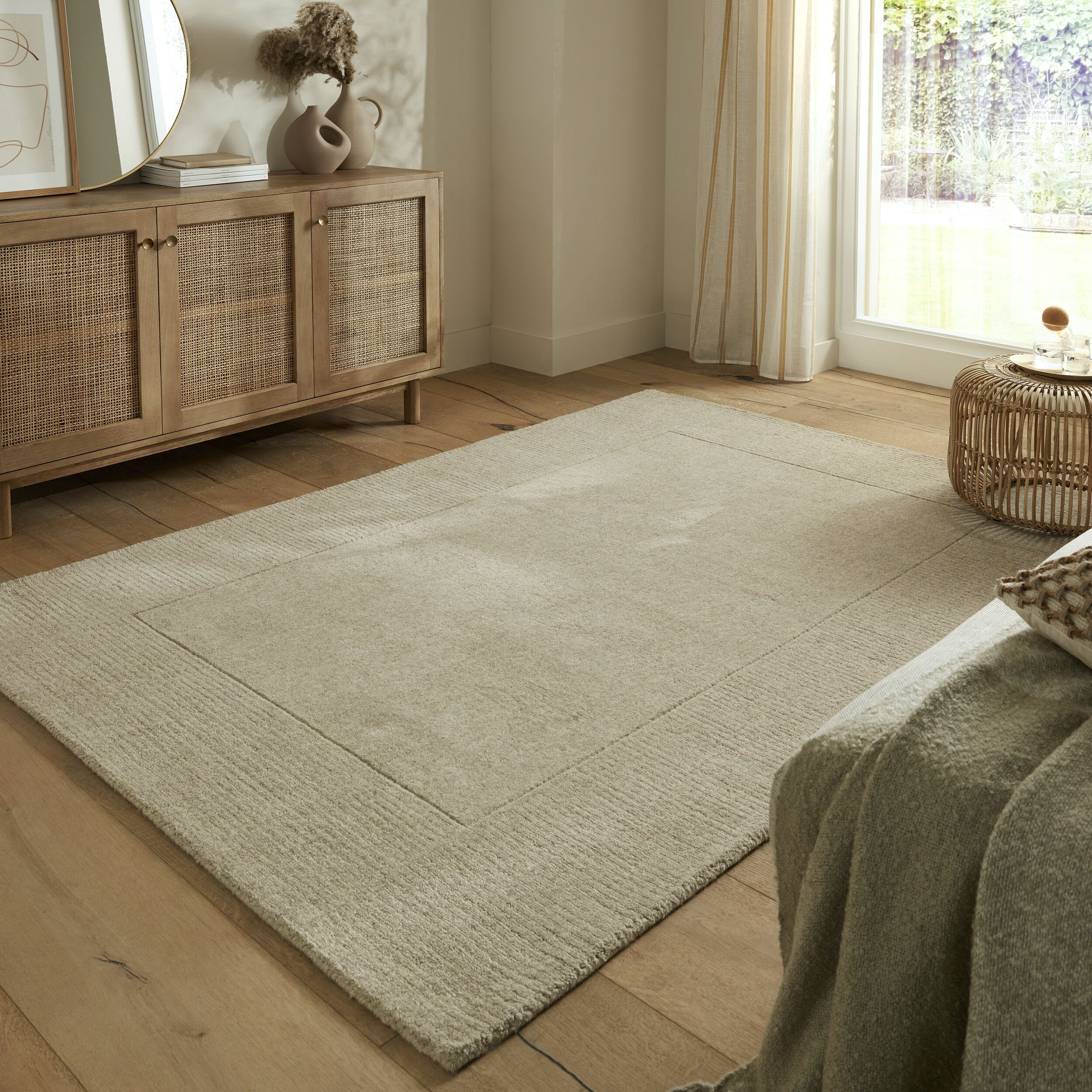 FLAIR RUGS Wollteppich »Tuscany«, rechteckig günstig online kaufen