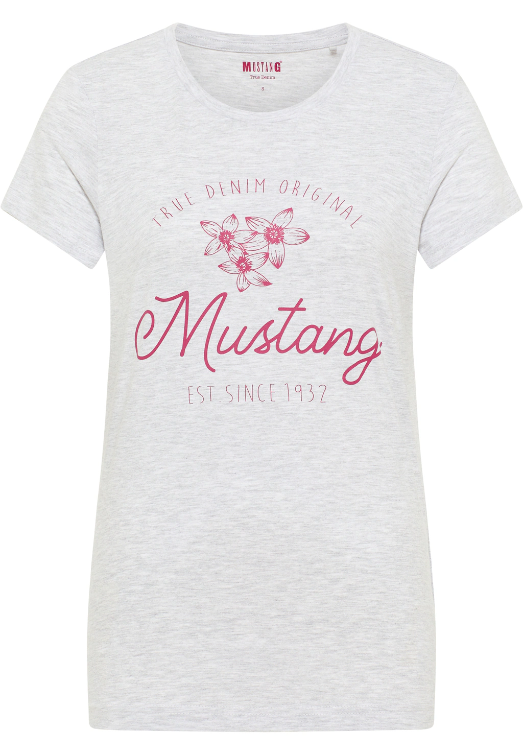 MUSTANG Kurzarmshirt "Print-Shirt" günstig online kaufen