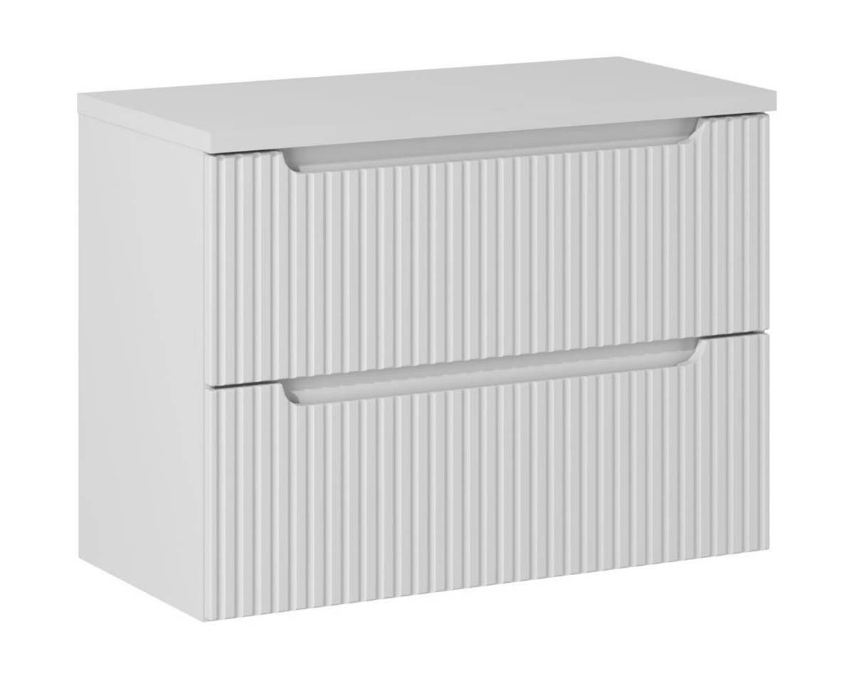 einfachgutemoebel Waschtisch-Set Bad Waschplatz ILUNA White günstig online kaufen
