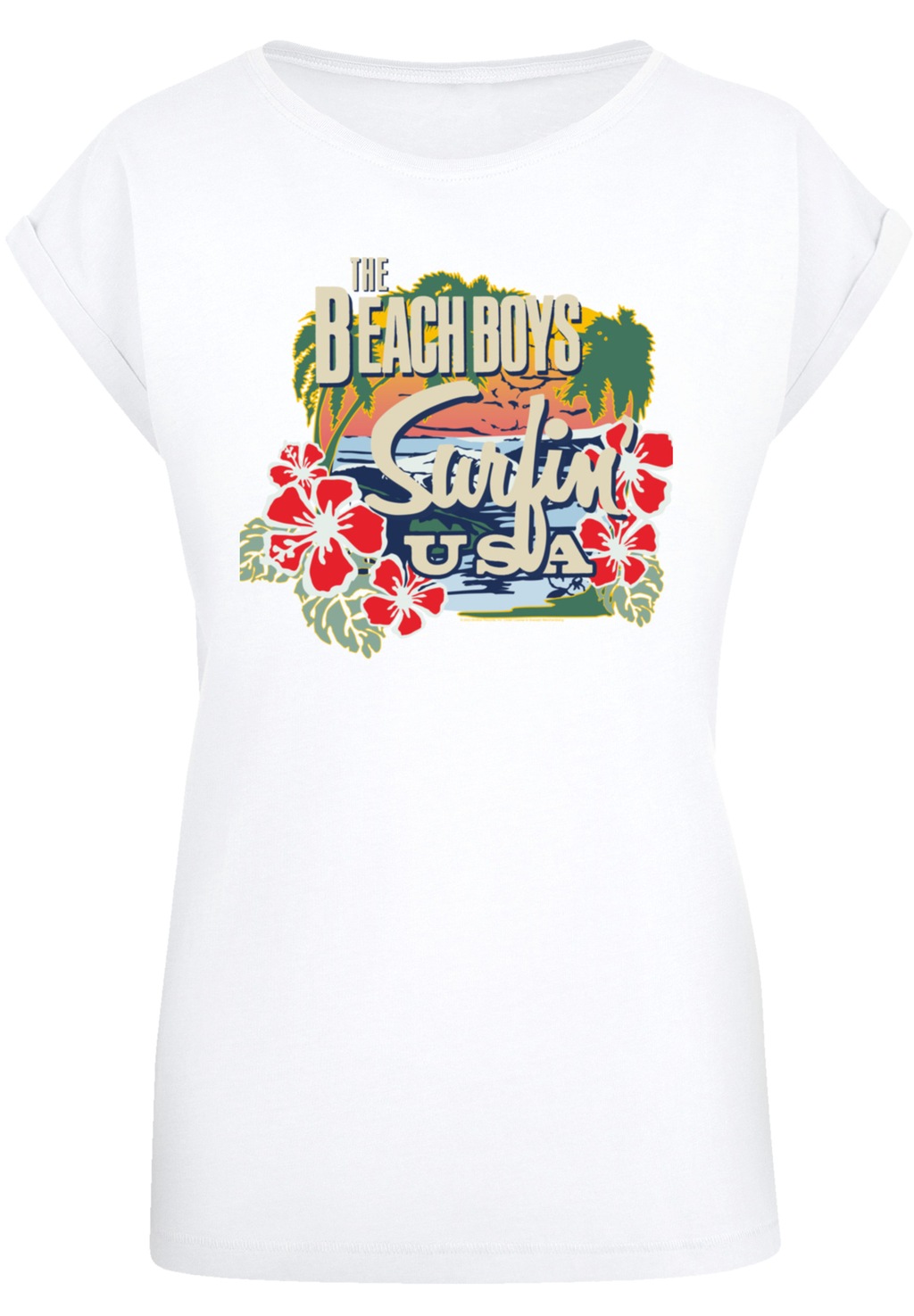 F4NT4STIC T-Shirt "The Beach Boys Musik Band Tropical", Premium Qualität günstig online kaufen